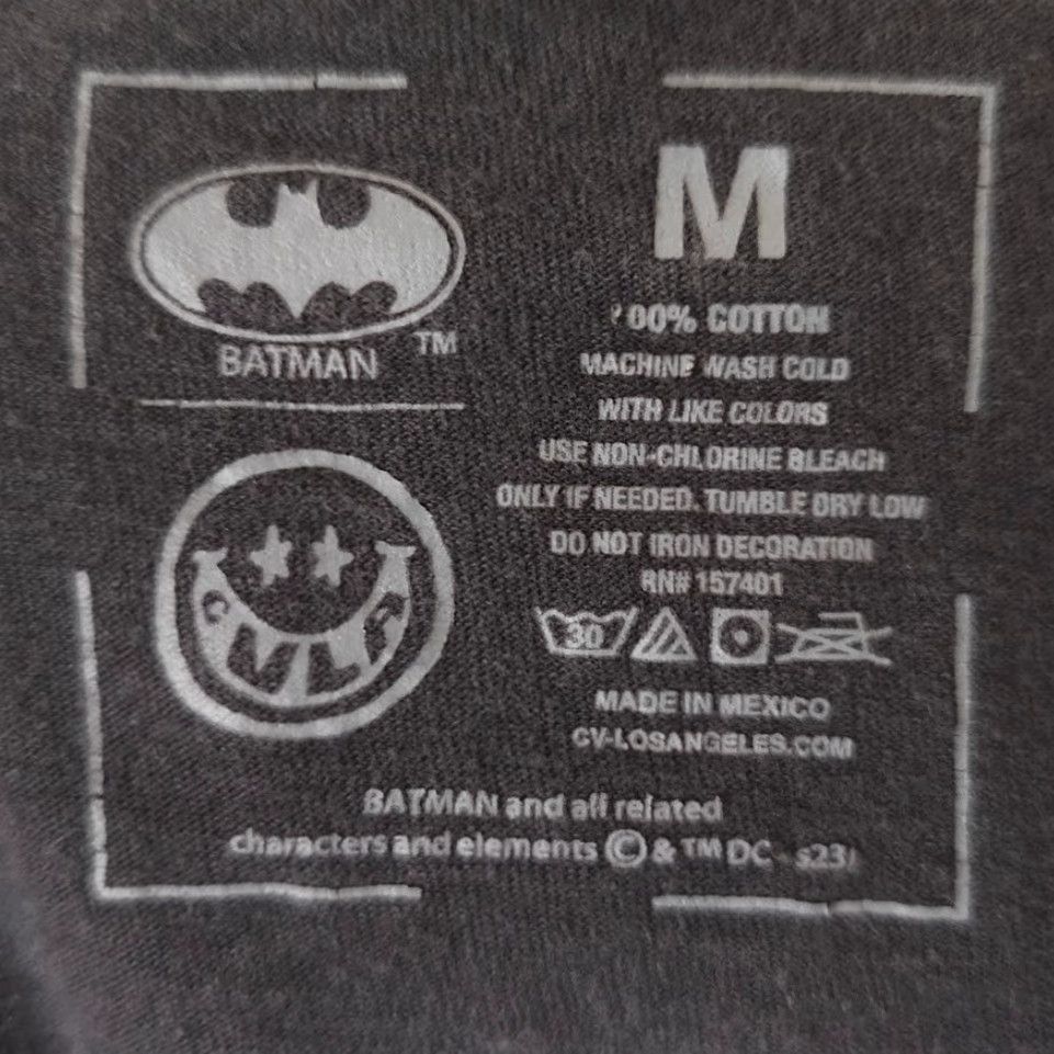 Vintage Batman T Shirt Mens Medium Black DC Comics Harley Quinn Joker Mad Love Size US M / EU 48-50 / 2 - 7 Thumbnail