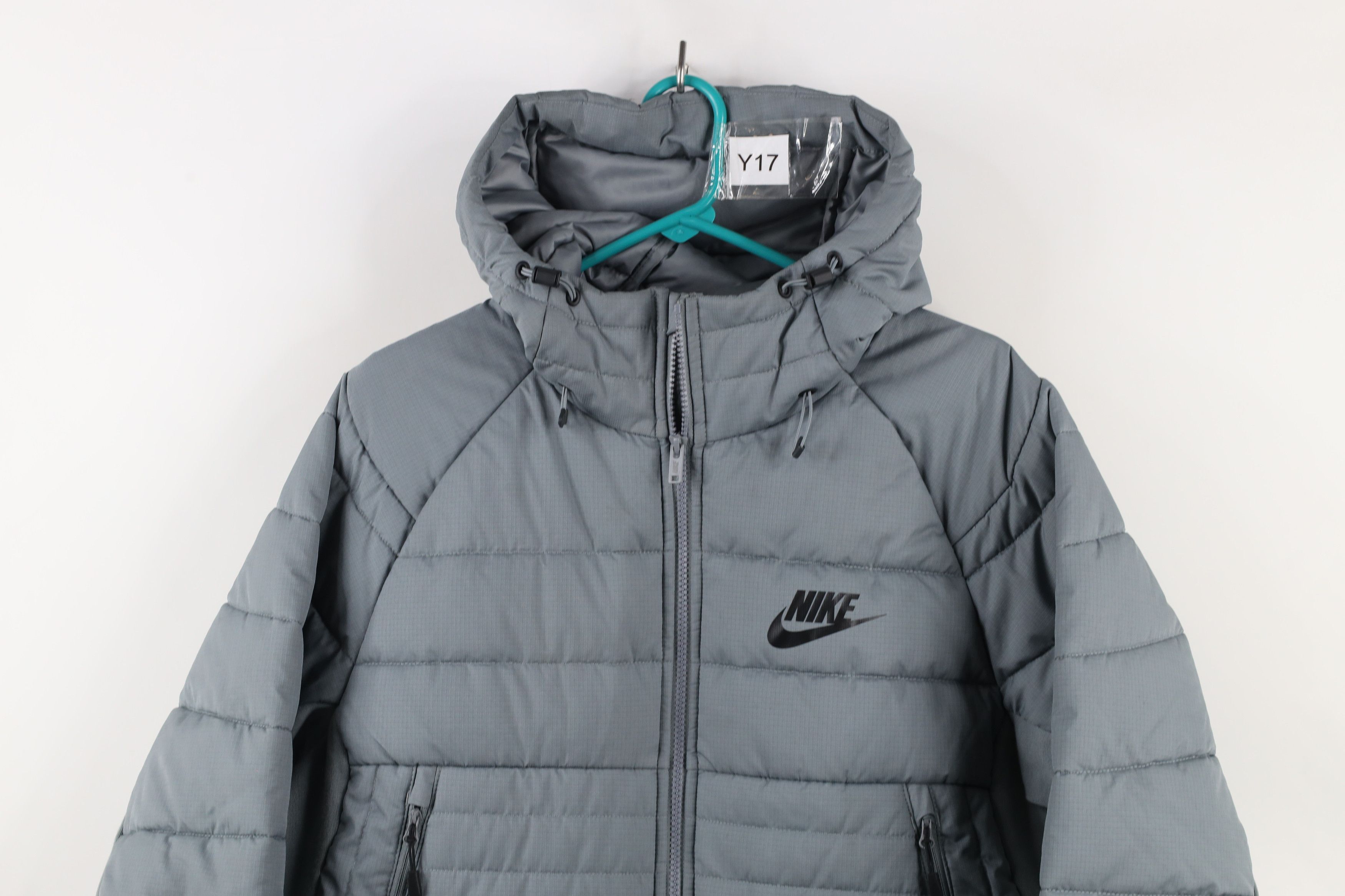 Nike × Vintage Nike Sportswear Swoosh Hooded Winter Puffer Parka Jacket Size US L / EU 52-54 / 3 - 2 Thumbnail