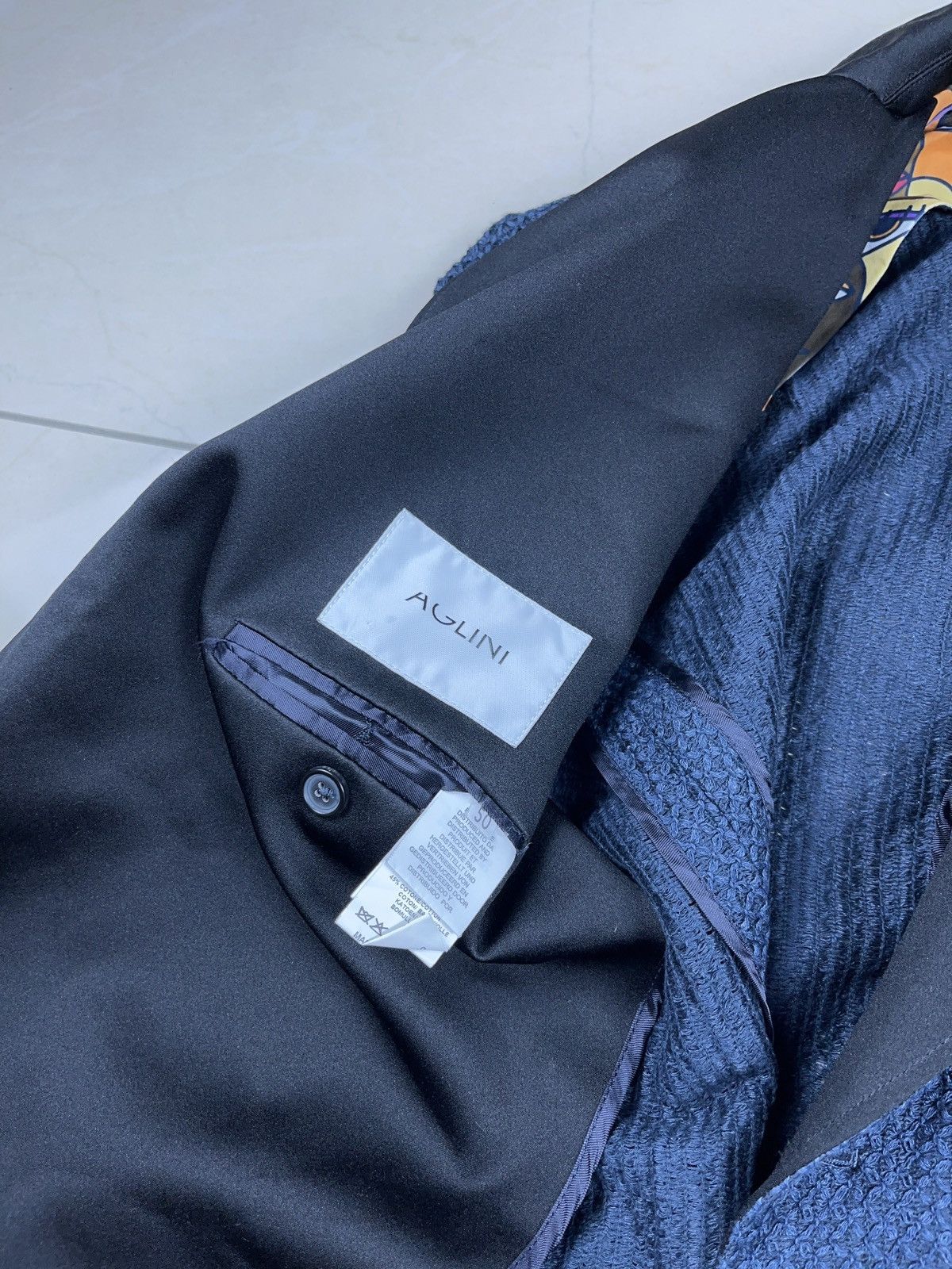AGLINI ➕ aglini linen 6 buttons casual made in Italy blazer Size XL / US 12-14 / IT 48-50 - 3 Thumbnail