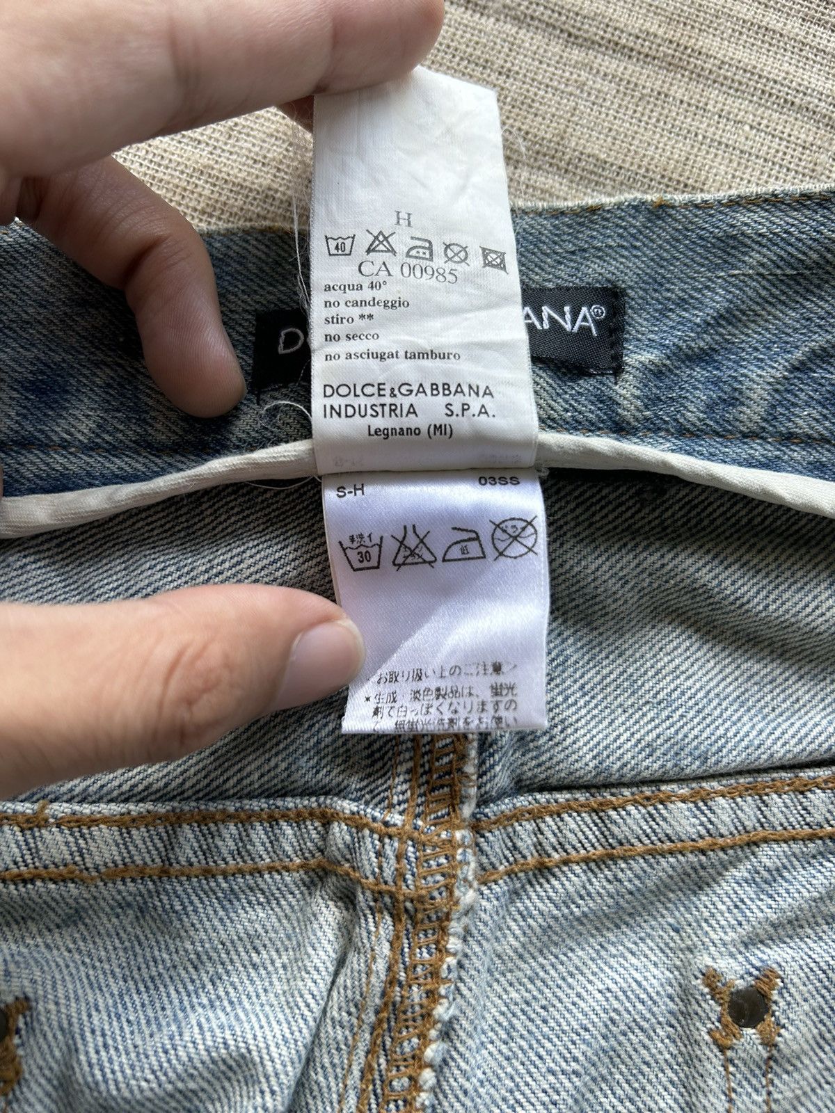 Dolce & Gabbana DOLCE & GABBANA Distressed denim ☠️🔥 Size US 32 / EU 48 - 19 Thumbnail
