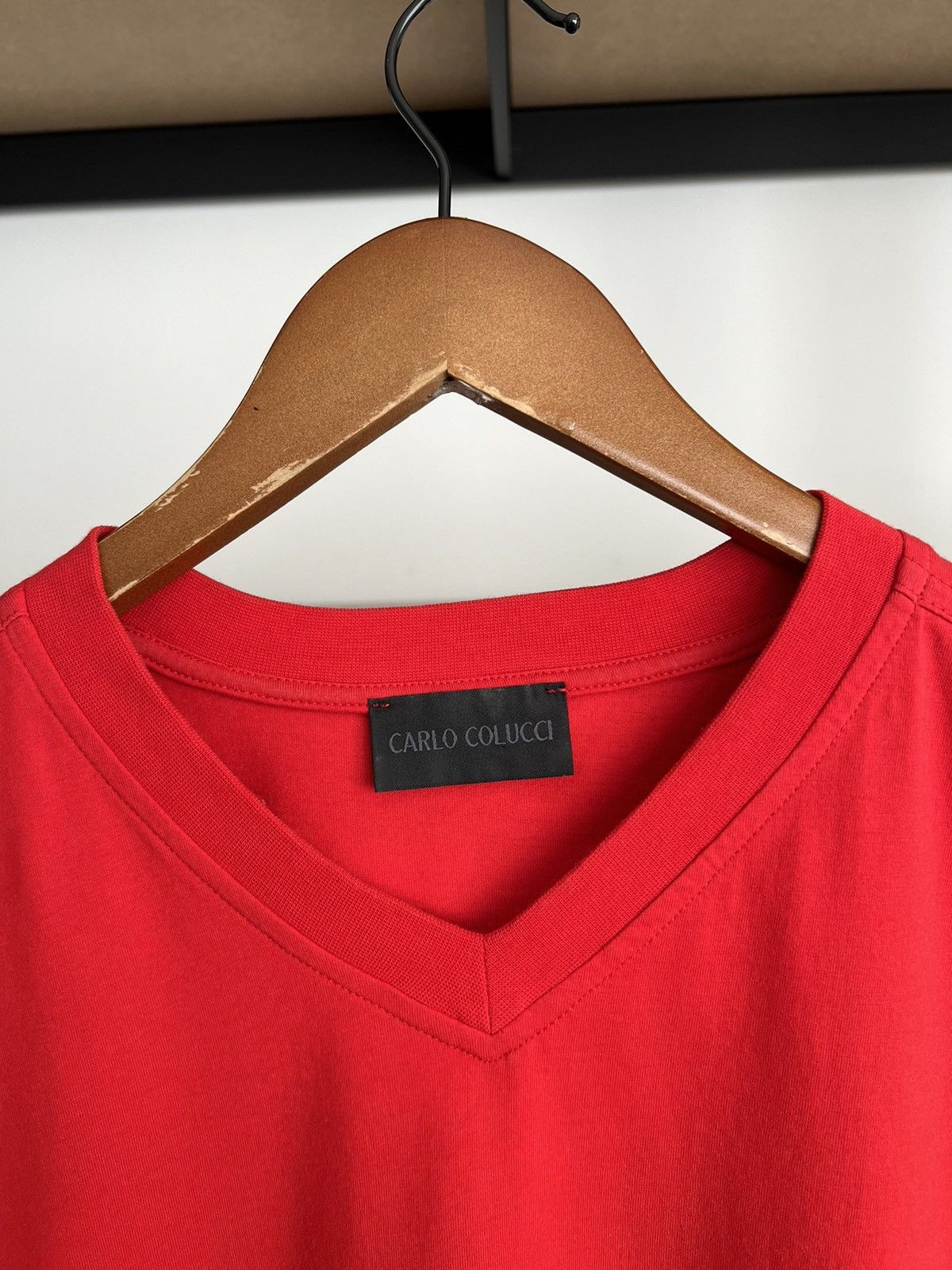 Carlo Colucci Carlo Colucci Small Logo Red T-shirt Size US L / EU 52-54 / 3 - 9 Thumbnail