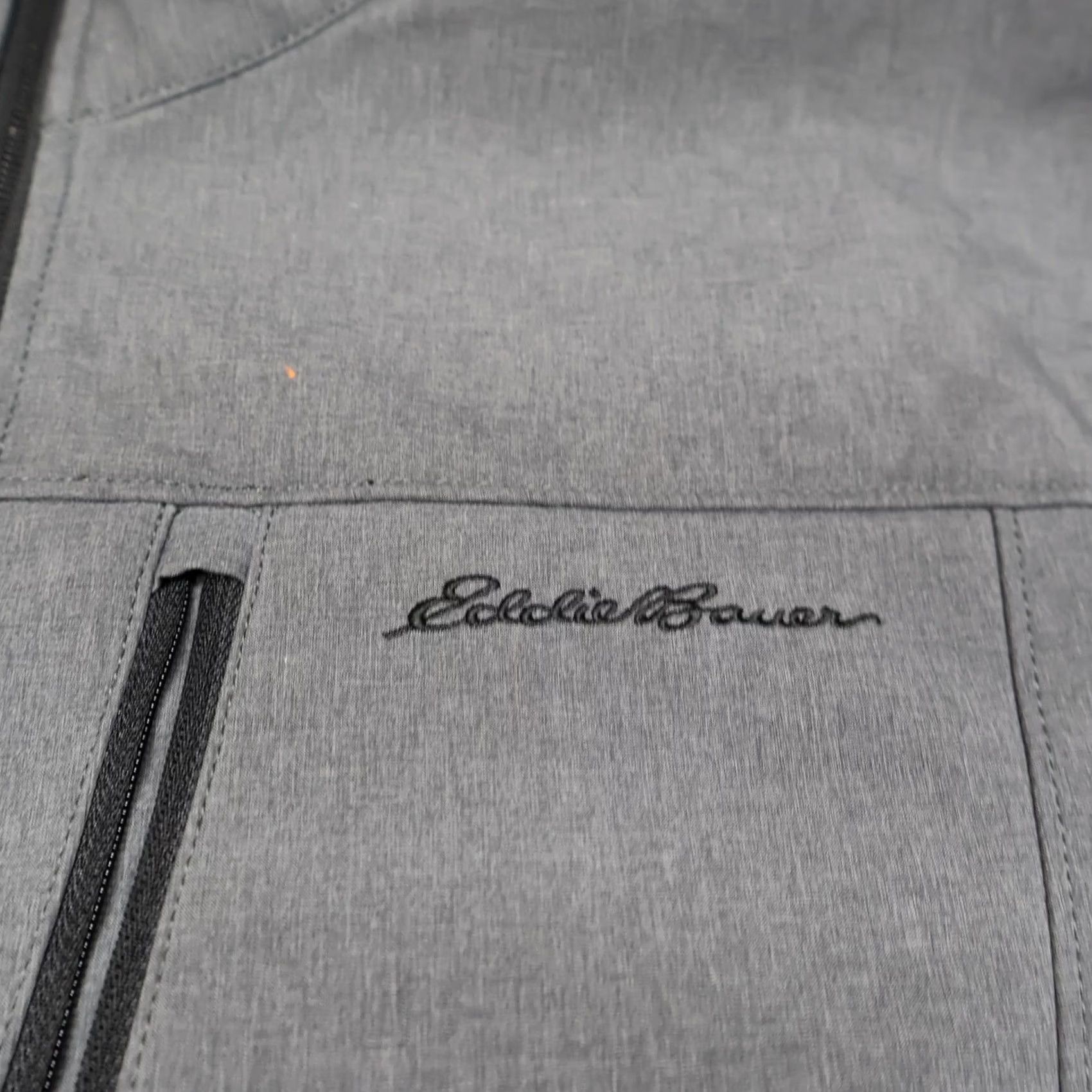 Eddie Bauer Eddie Bauer Jacket Mens Large Tall Grey Softshell Wind Rain Full Zip Outdoor Size US L / EU 52-54 / 3 - 3 Thumbnail