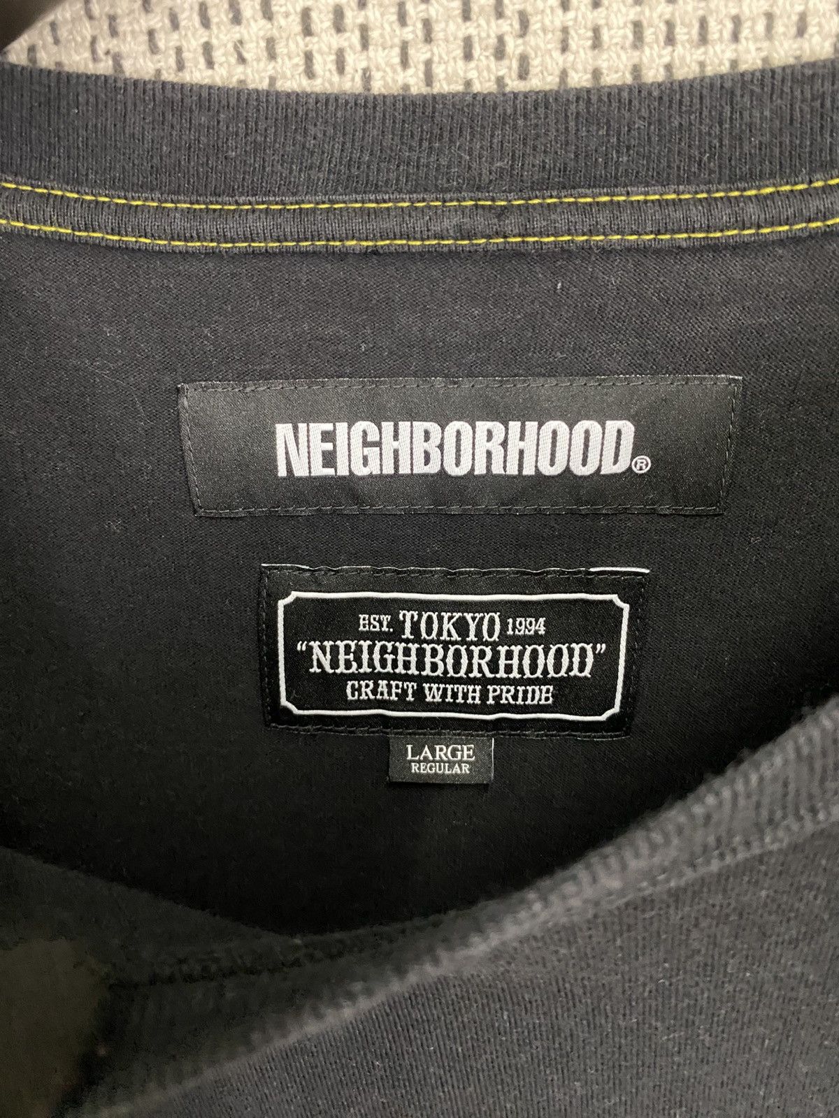 Neighborhood Neighborhood long sleeve tshirt single pocket Size US L / EU 52-54 / 3 - 5 Thumbnail