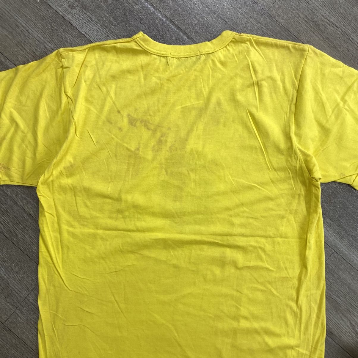 Bape Vintage Bape x 24 Hour Television Iconic Logo Yellow Tee Size US L / EU 52-54 / 3 - 11 Thumbnail