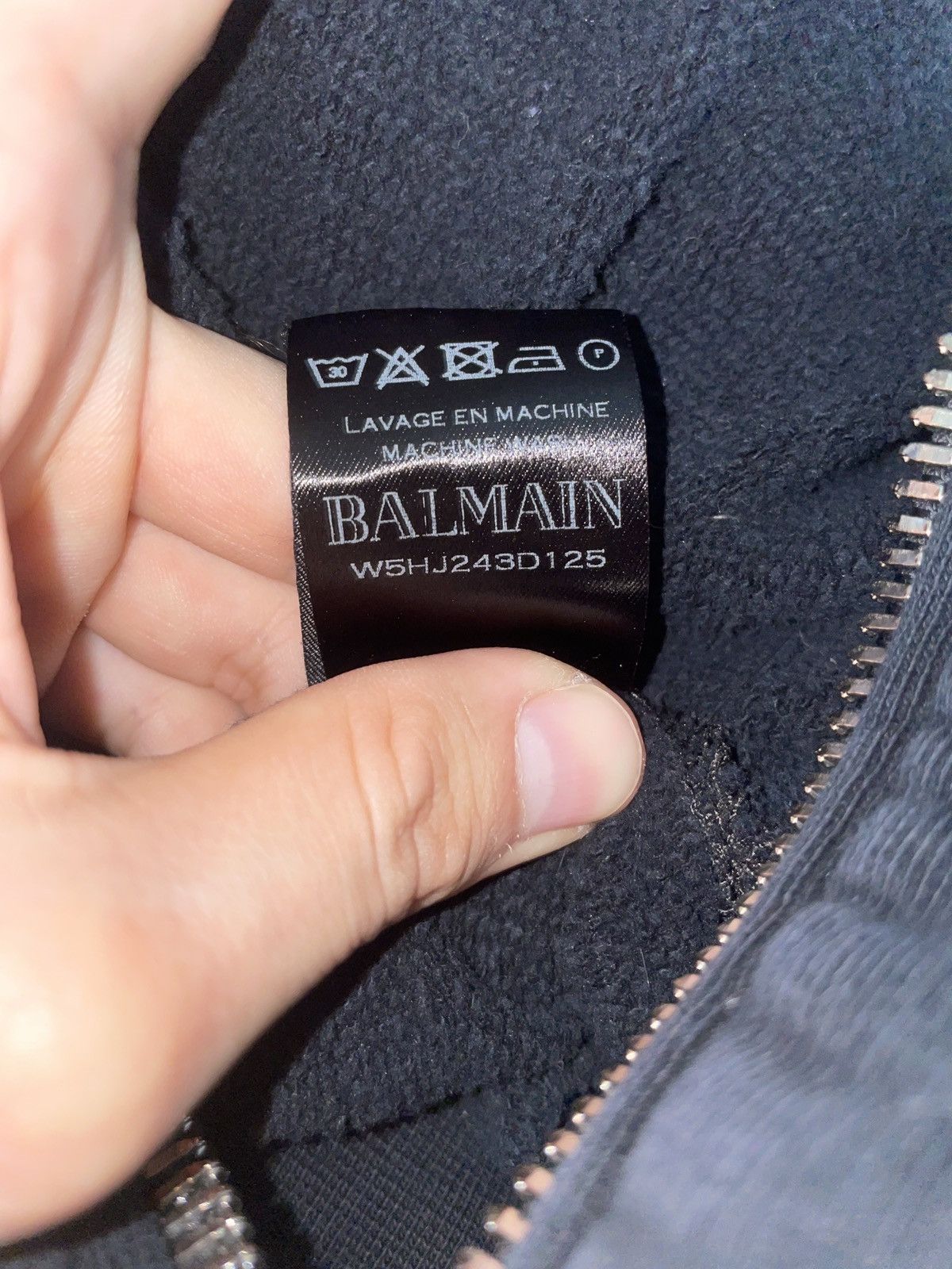 Balmain Balmain Zip-Up Hoodie Size US L / EU 52-54 / 3 - 5 Thumbnail
