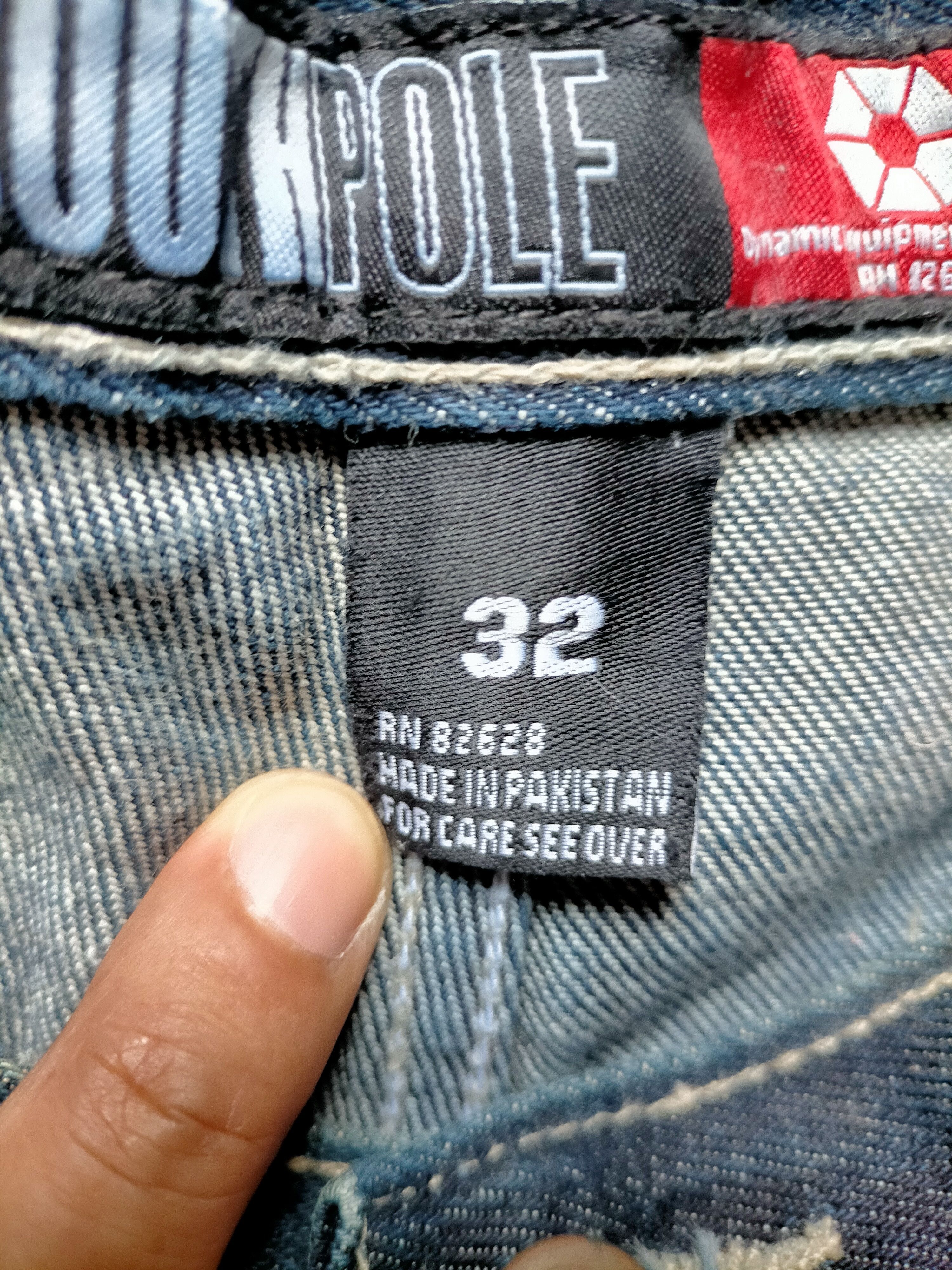 JNCO × Southpole × Vintage Southpole Carpenter Embroiderey Baggy Jeans Size US 32 / EU 48 - 18 Thumbnail