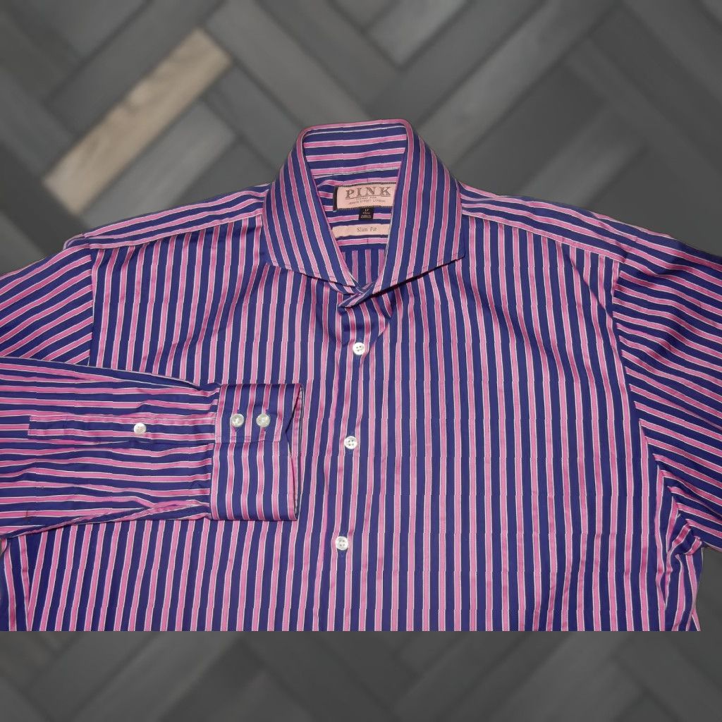 thomas pink slim fit dress shirt Petite Pull On Pintuck Wide Leg, Modern Compression main image 0