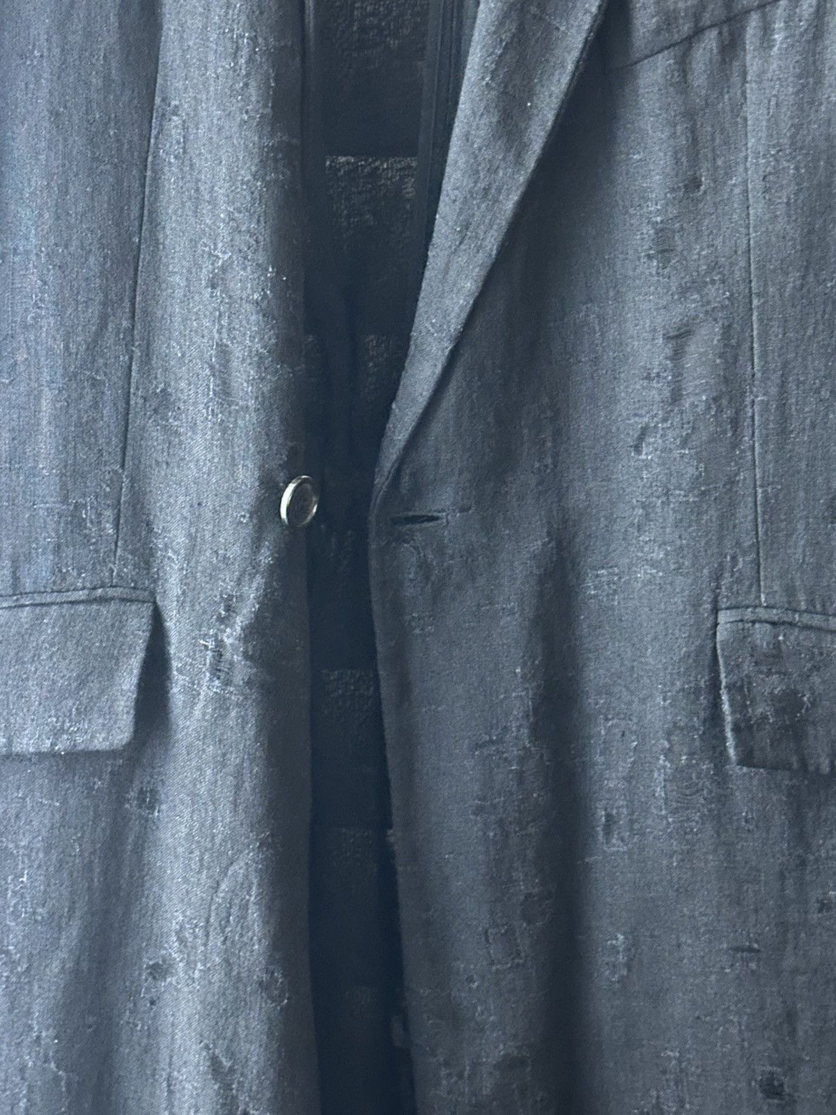 Ann Demeulemeester Ann demeulemeester ss17 linen damaged processed coat Size US L / EU 52-54 / 3 - 11 Thumbnail