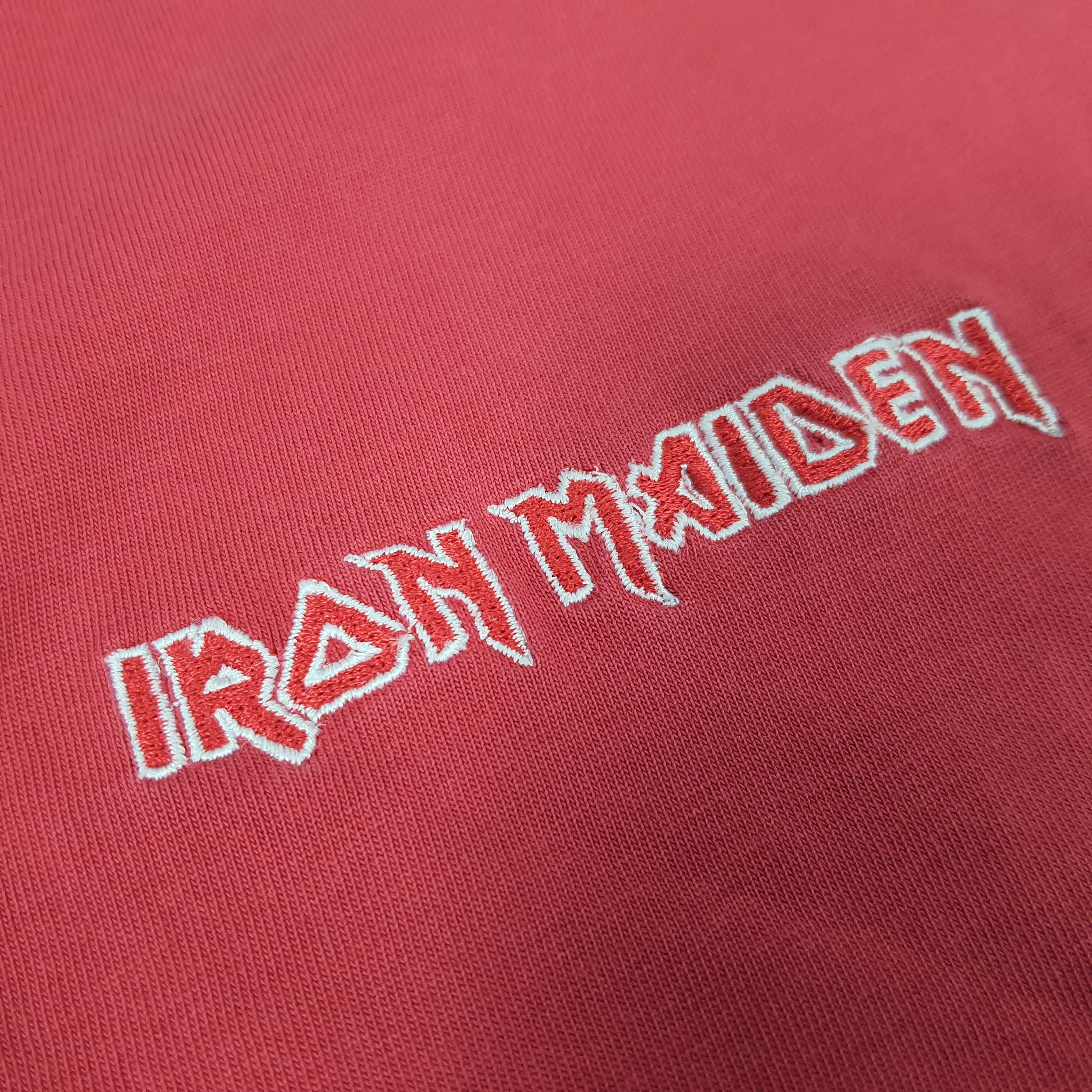 Band Tees × Vintage Vintage Iron Maiden Tour Official Merchandise Polo Shirt Size US XXL / EU 58 / 5 - 4 Thumbnail