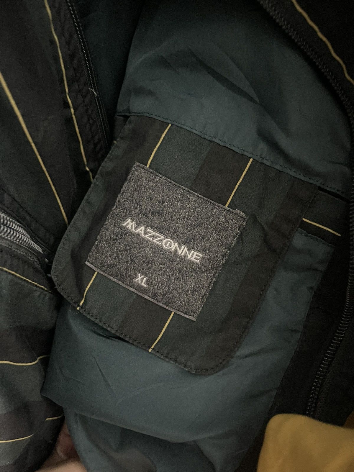 Japanese Brand Mazzone Deconstructed Back Zip Multi Pocket Jacket Size US L / EU 52-54 / 3 - 6 Thumbnail