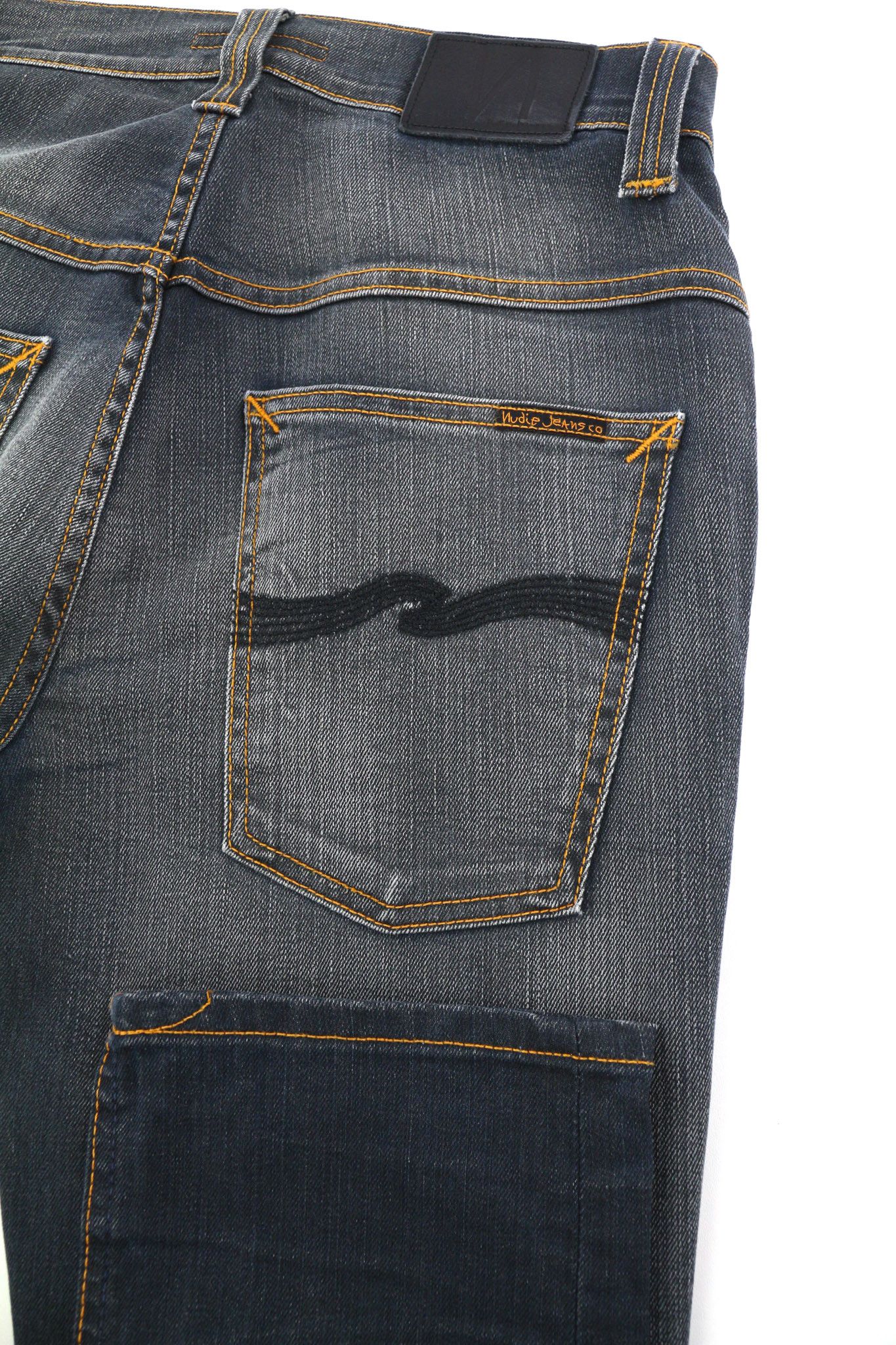 Nudie Jeans THIN FINN W31/L32 Grey Authent Zip Dark 82701 Size US 31 - 5 Thumbnail