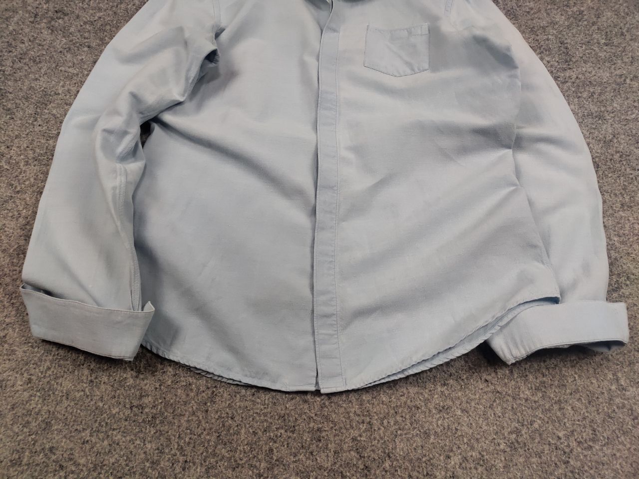 Burberry Burberry Prorsum Collection Casual Blue Cotton Bottom Shirt Size US S / EU 44-46 / 1 - 9 Thumbnail