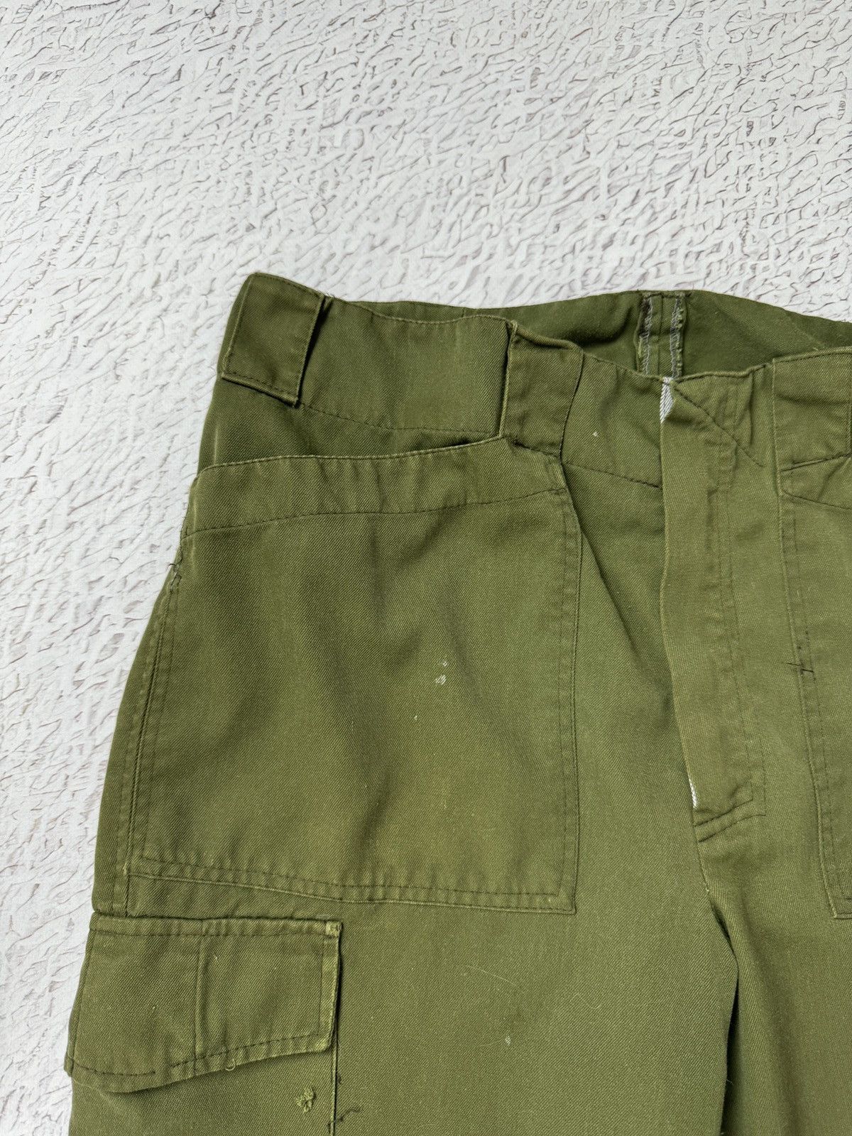 Vintage Vintage 80s Militari Utility Khaki Army distressed cargo Size US 32 / EU 48 - 10 Thumbnail