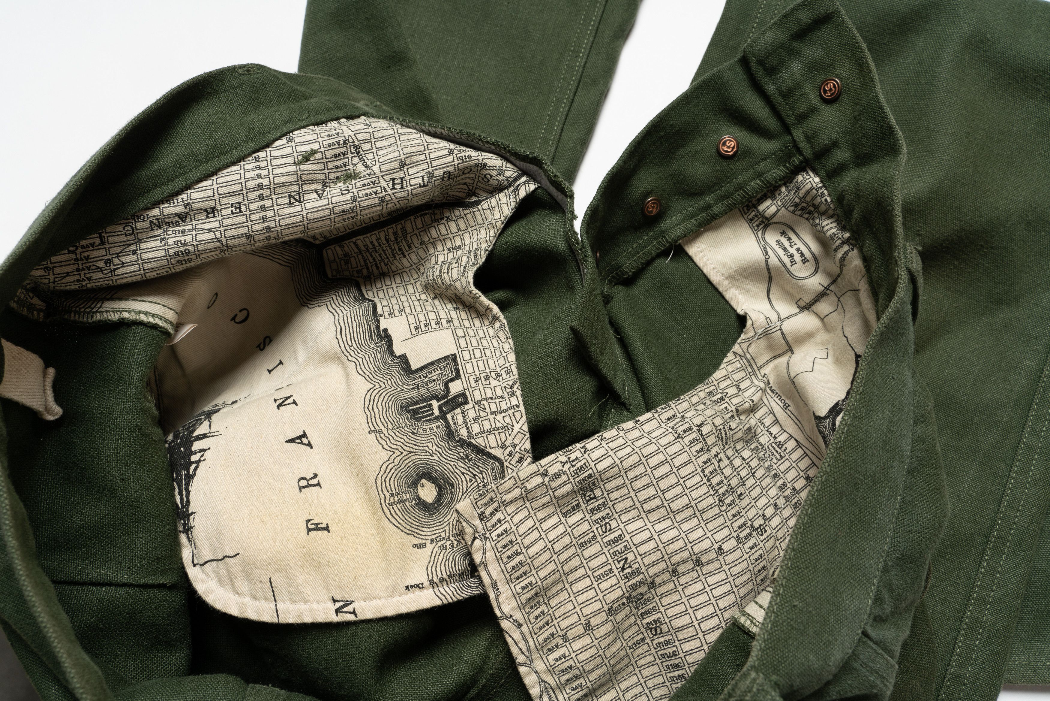 Taylor Stitch 🔵TAYLOR STITCH The Camp Pant Heather Olive Twill Size US 31 - 7 Thumbnail