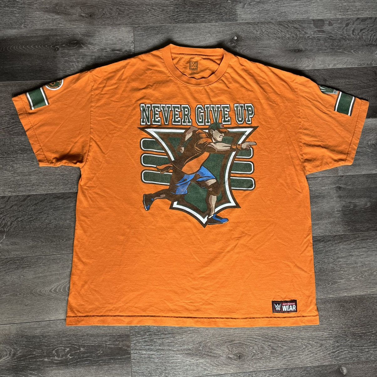 Vintage × WWE Vintage Y2K WWE John Cena Never Give Up You Can’t See Me Tee Size US XXL / EU 58 / 5 - 1 Thumbnail