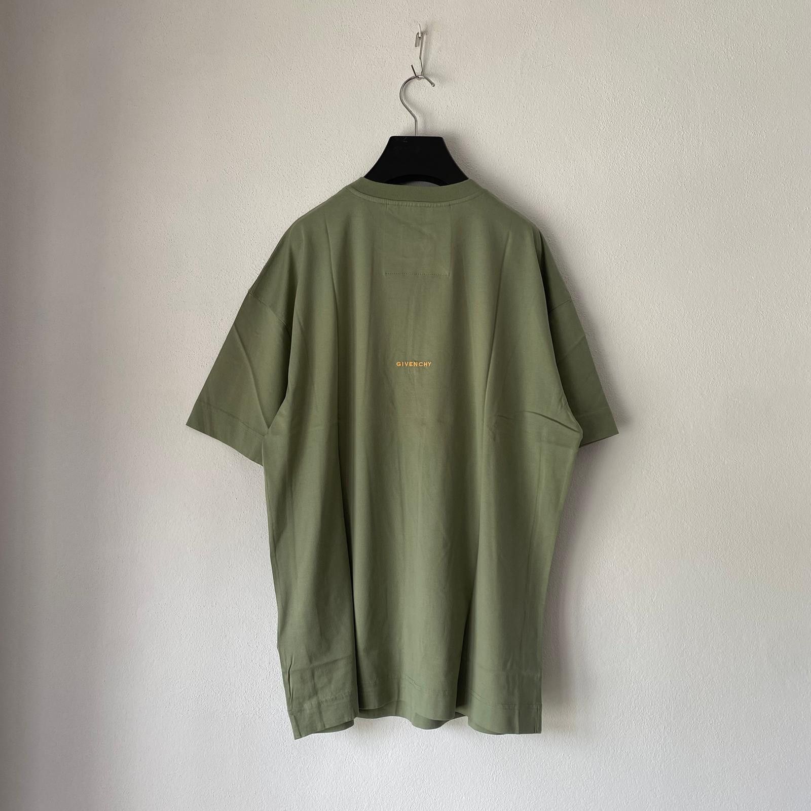 Givenchy Green Embroidered 4G Logo Oversized T-Shirt Size US L / EU 52-54 / 3 - 8 Thumbnail