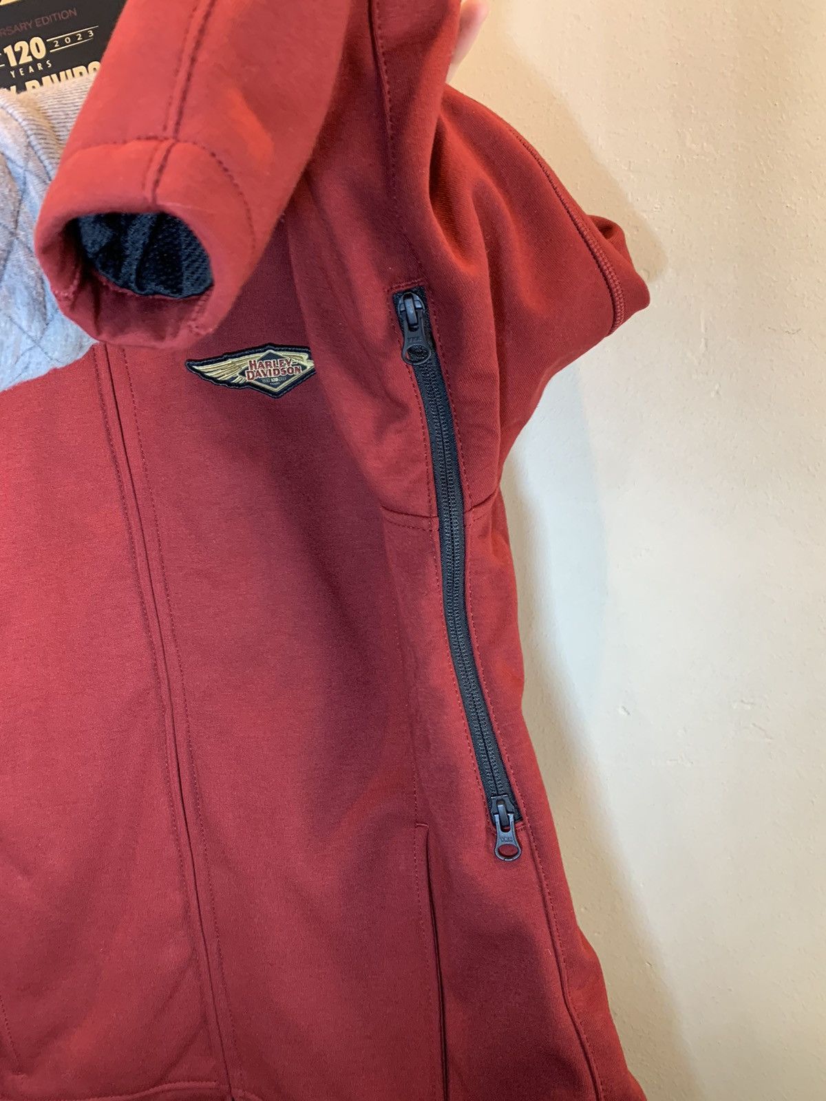 Designer × Harley Davidson *RARE* Harley Davidson 120 Anniversary 3M Motorcycle Jacket Size M / US 6-8 / IT 42-44 - 5 Thumbnail