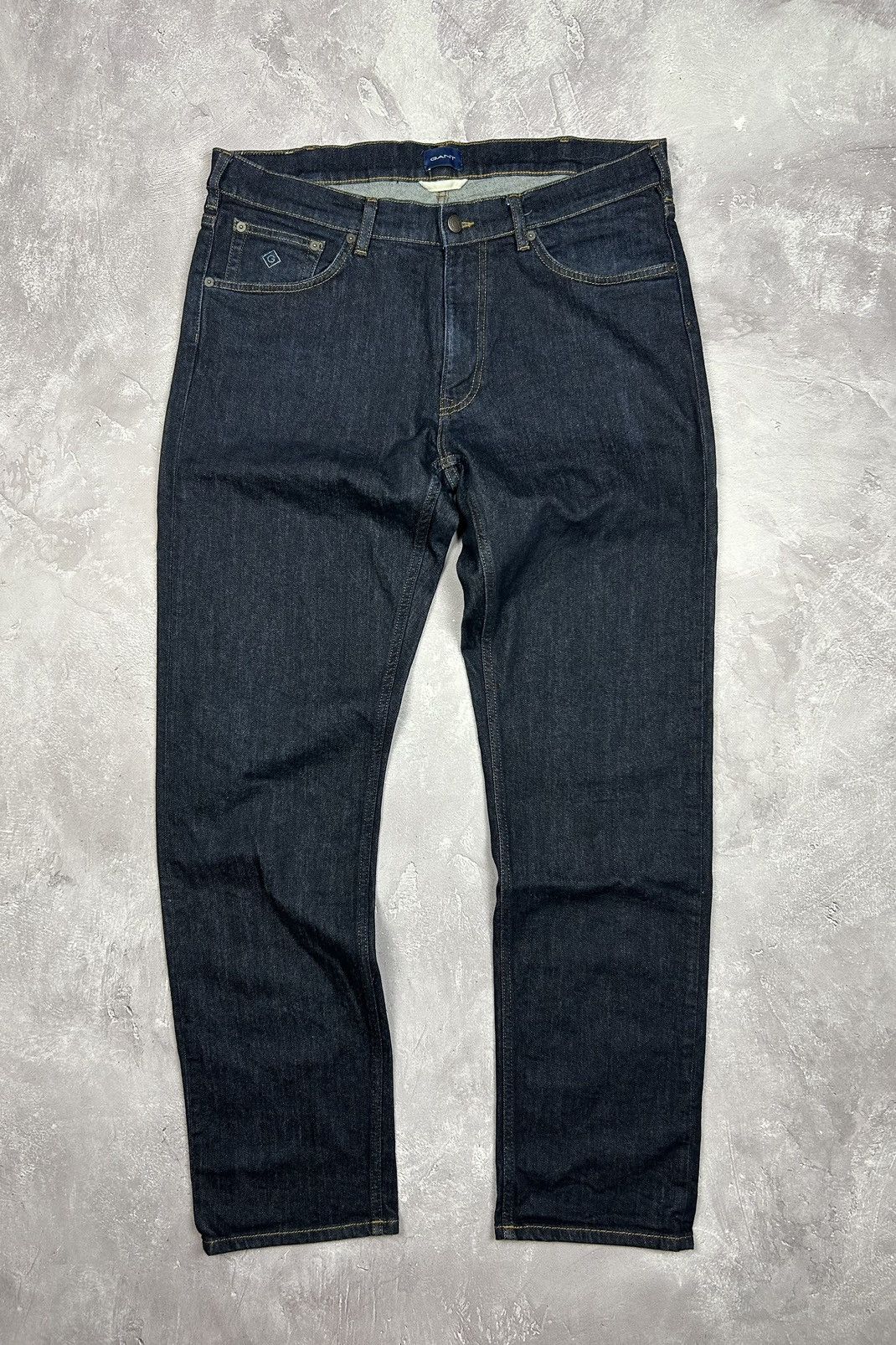 Gant GANT Regular Fit Dark Blue Jeans W36 L34 Size US 36 / EU 52 - 5 Thumbnail
