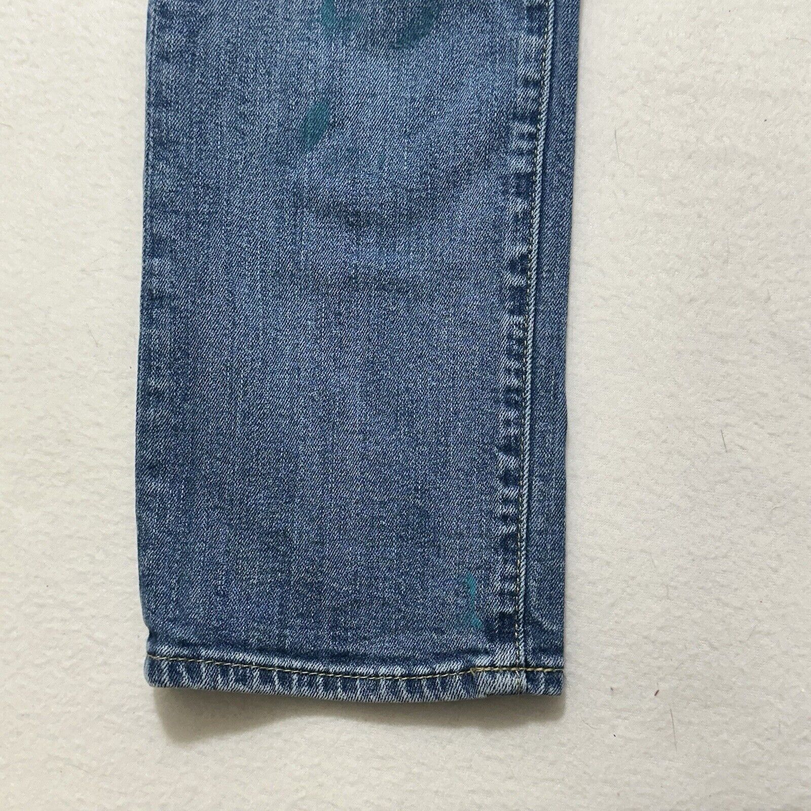 Vineyard Vines Vineyard Vines 28x30 Blue Skinny Jeans Denim Paint Stained Size 28" / US 6 / IT 42 - 4 Thumbnail