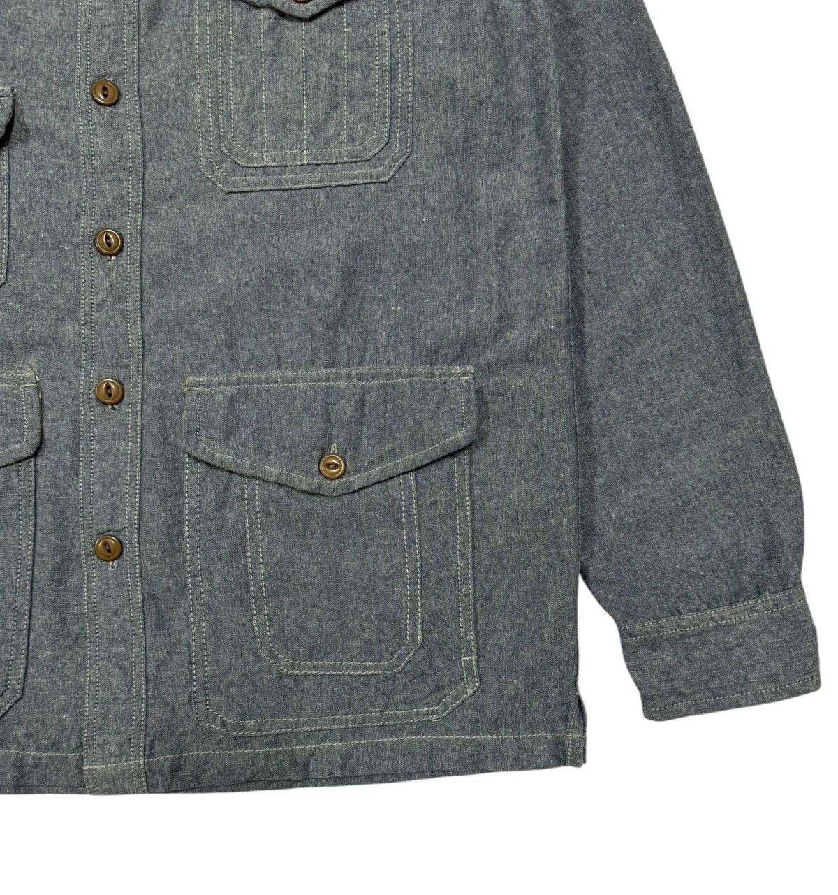 Japanese Brand × go slow caravan Gsc Union Made Multipocket Workers Chambray jacket Size US M / EU 48-50 / 2 - 10 Thumbnail
