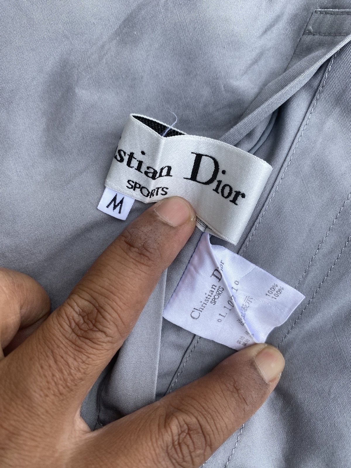 Christian Dior Monsieur Rare Vtg Christian Dior Spellout Reversible Cotton Jacket Size US M / EU 48-50 / 2 - 20 Thumbnail
