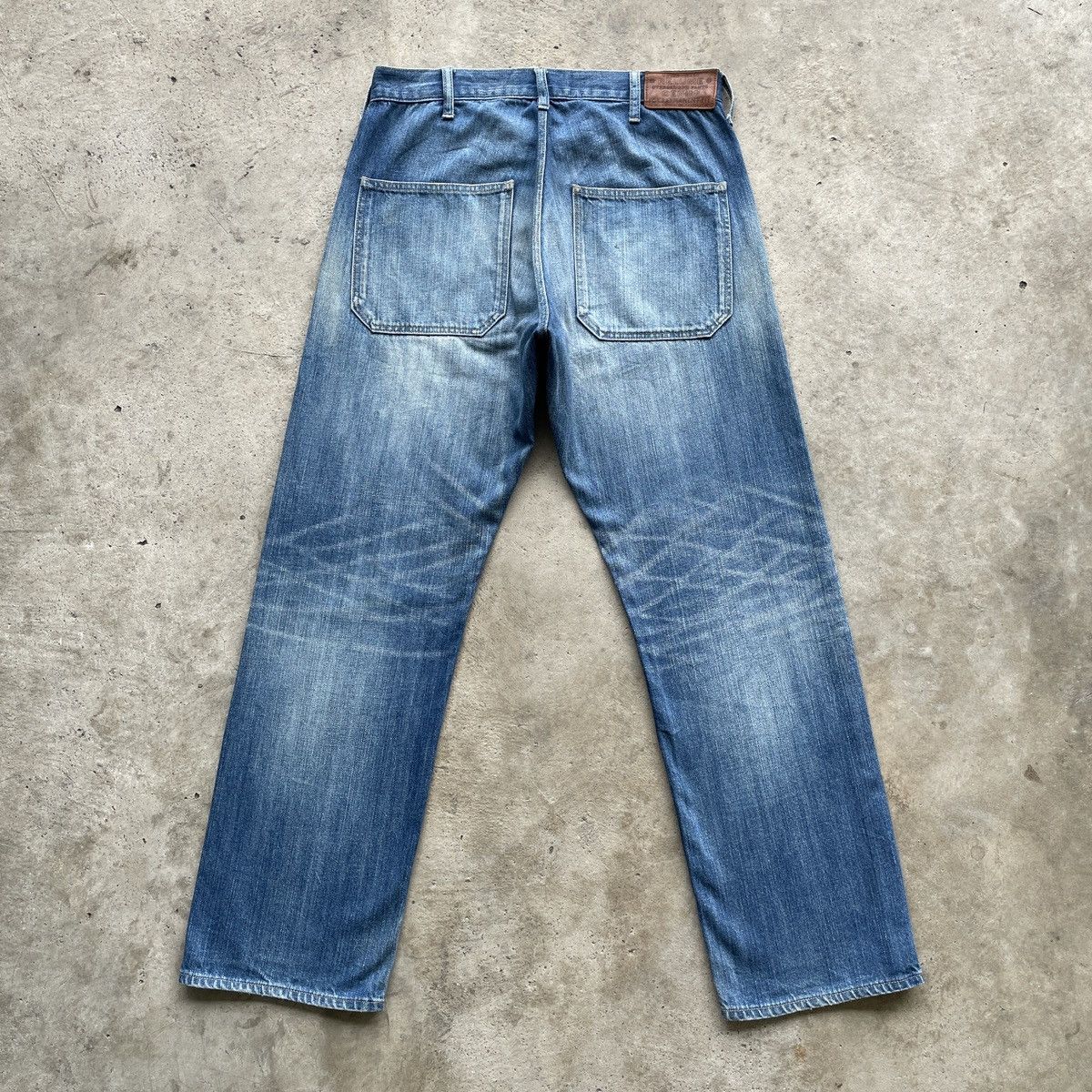 Japanese Brand × Jean × Vintage W30x30💥 Vintage Japanese Brand Faded Denim Jeans Pants Size US 30 / EU 46 - 11 Thumbnail