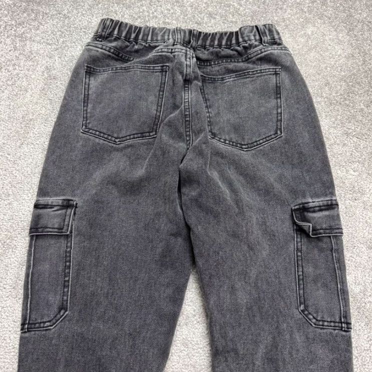 Vintage VINTAGE Adika Denim Jogger Jeans Womens Large High Rise Acid Wash Black Streetwear 90s Size 36" / US 14 / IT 50 - 6 Thumbnail