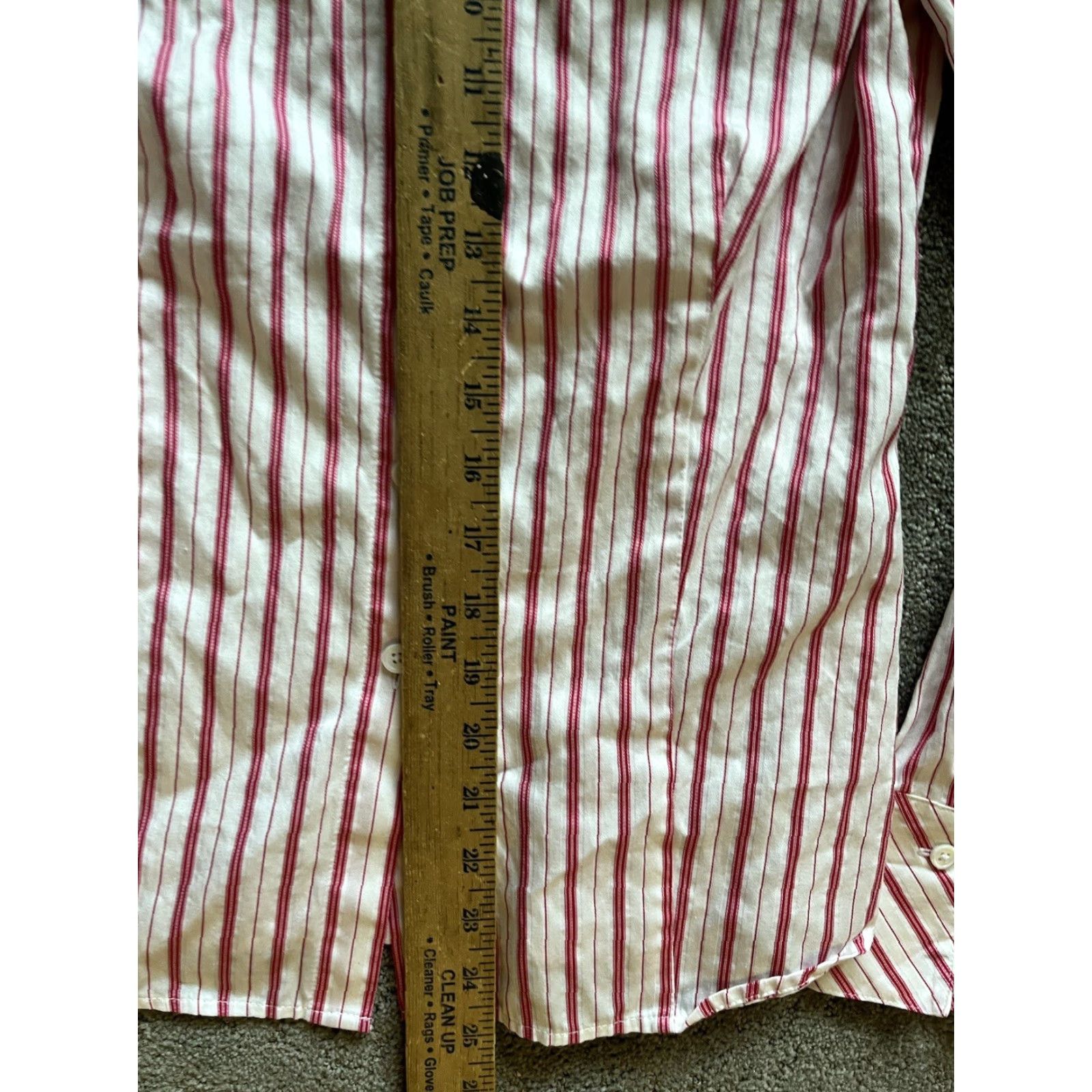 Talbots Y2K Talbots stripe button up blouse collared size 4 pink & White careerwear Shirt Women Adult Regular Cotton Lastol Wrinkle Resistant Vintage: No Size S / US 4 / IT 40 - 5 Thumbnail