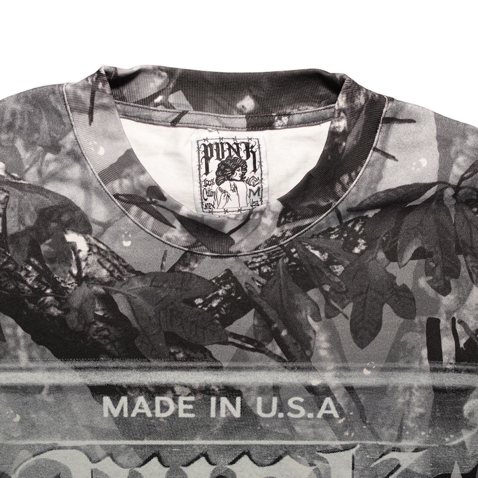 Other Punk El Jefe Razor Blade Black 100% Cotton Camouflage sz M Size US M / EU 48-50 / 2 - 6 Thumbnail