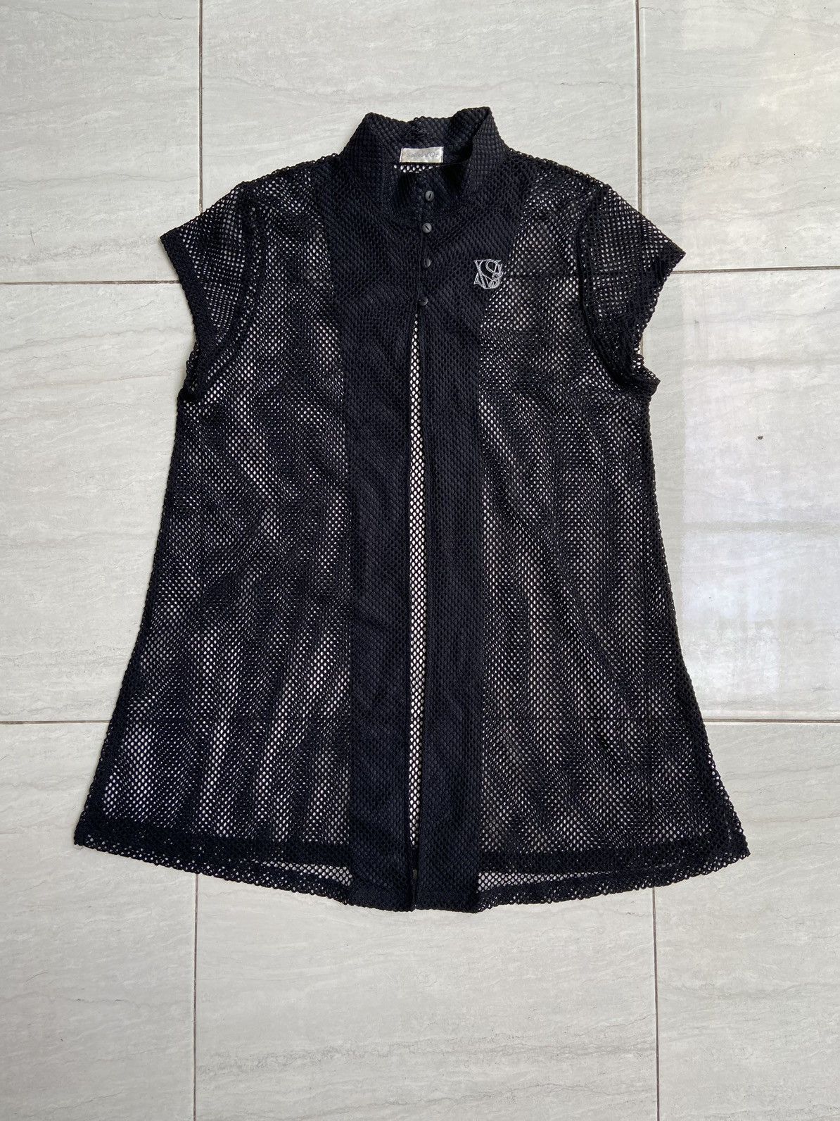 Designer × Japanese Brand SOLIEL D’OR Black Mesh T-shirt Size US M / EU 48-50 / 2 - 1 Thumbnail