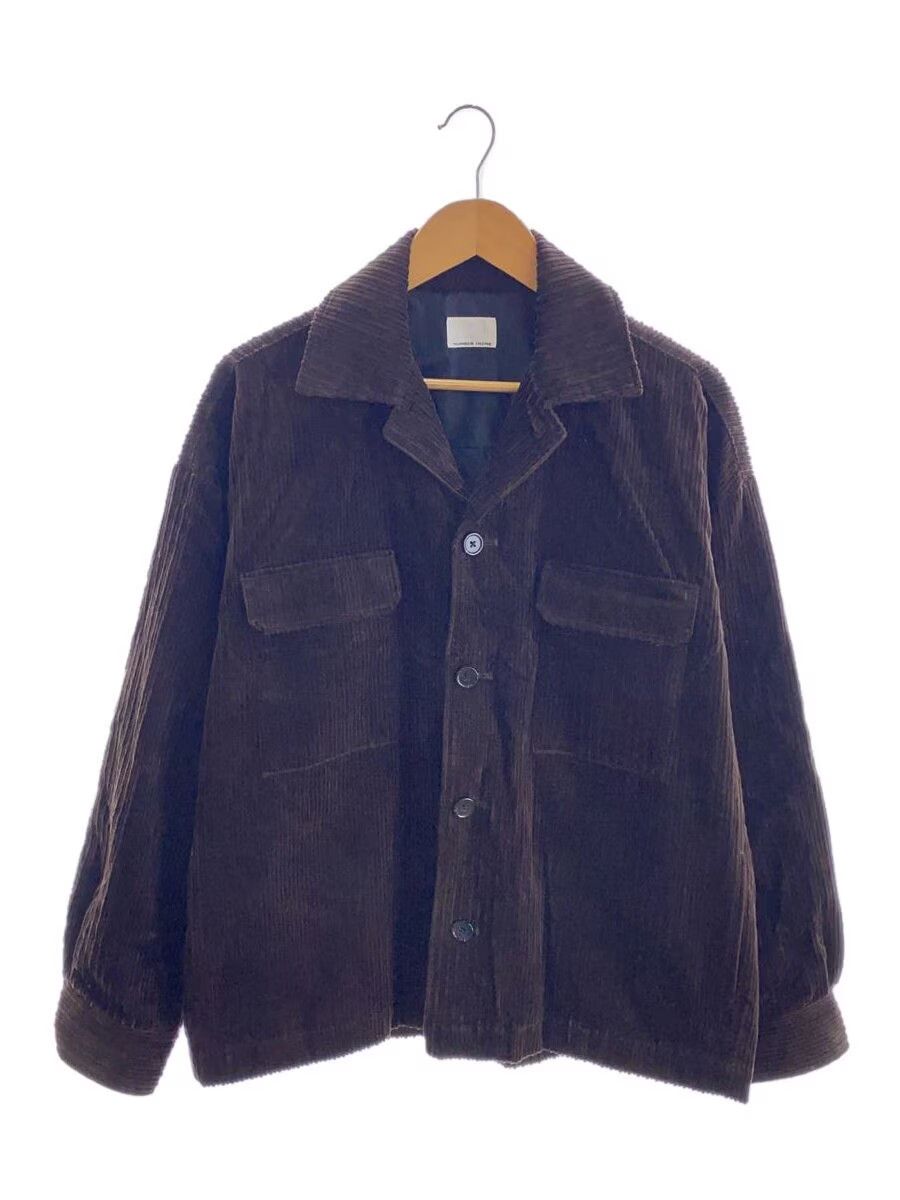 Corduroy Open Collar Jacket