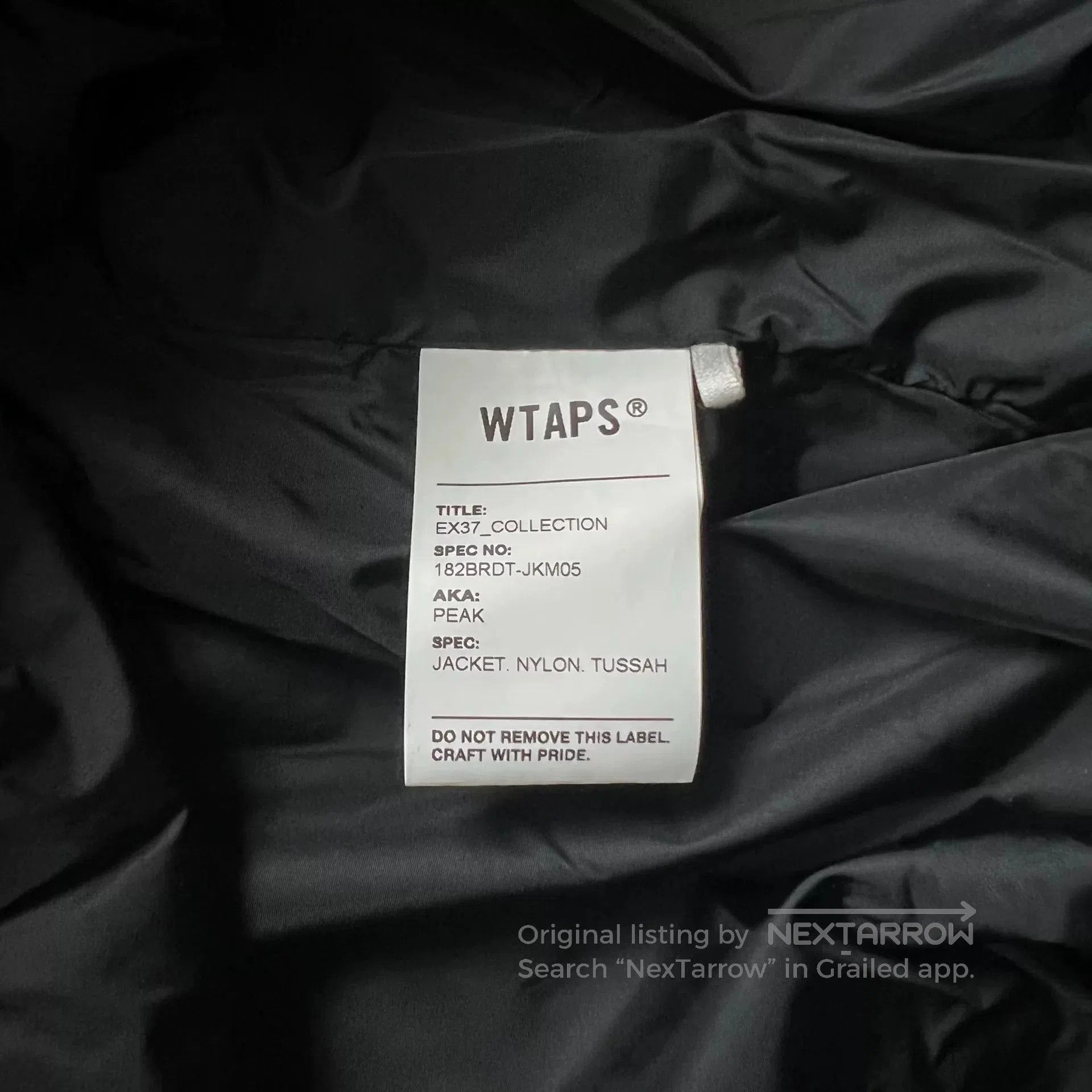 Wtaps WTAPS 18aw PEAK Waterproof Jacket. Size US M / EU 48-50 / 2 - 4 Thumbnail