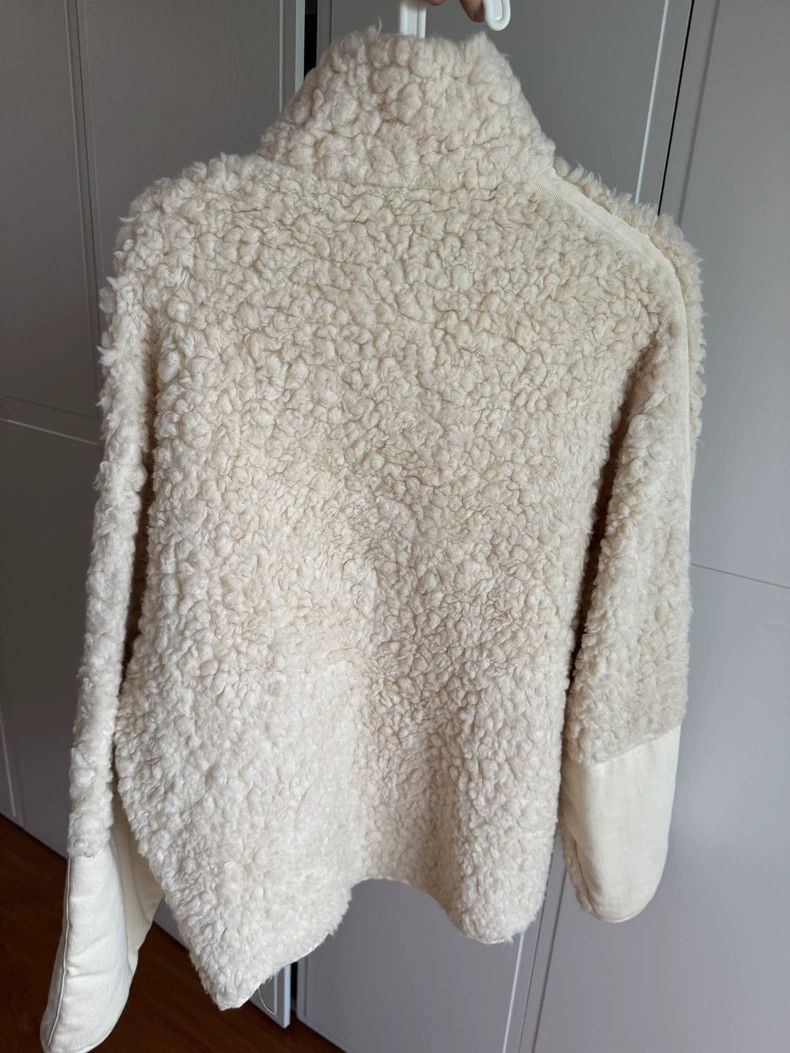 Acne Studios acne studios A white lambskin coat 2506-Nextarrow Size XS / US 0-2 / IT 36-38 - 4 Thumbnail