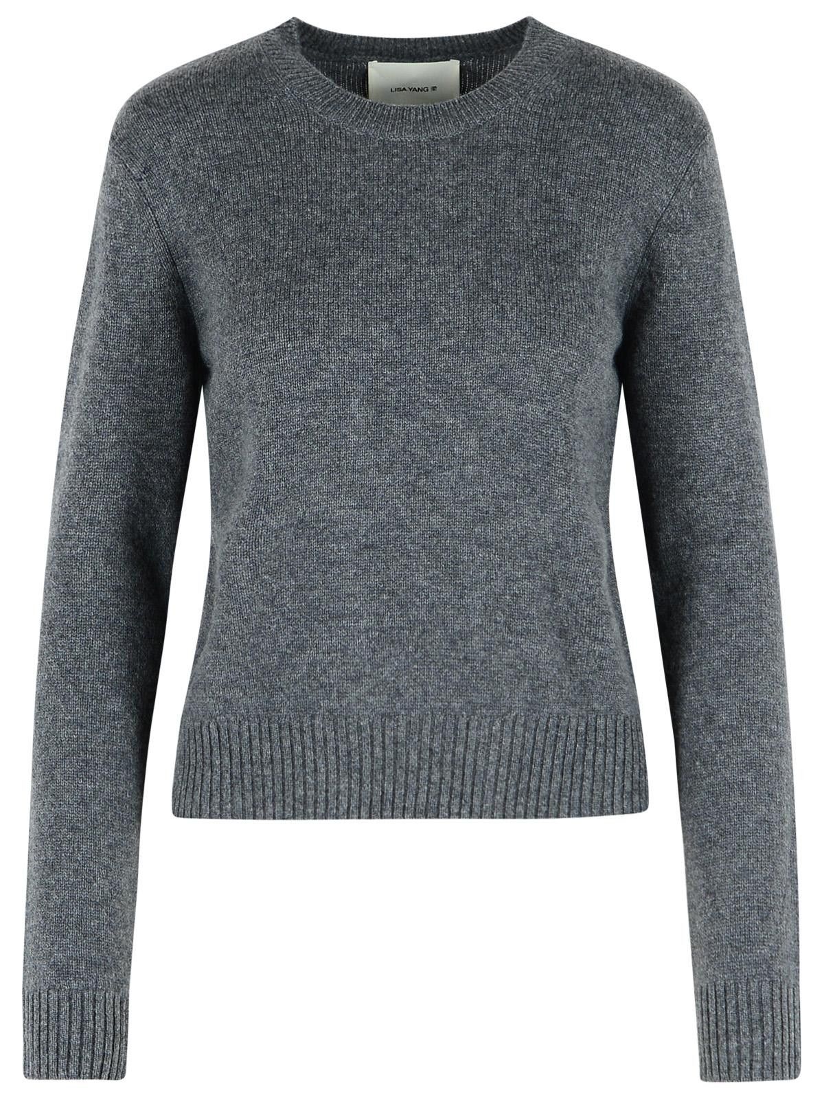 Lisa Yang LISA YANG 'Mable' Graphite Cashmere Sweater Size S / US 4 / IT 40 - 1 Thumbnail