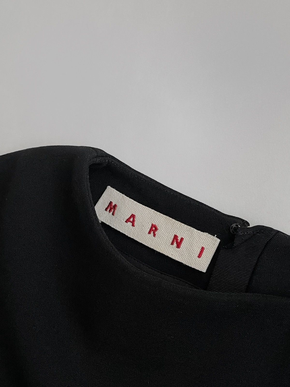 Marni Marni black zip middle dress Size XS / US 0-2 / IT 36-38 - 6 Thumbnail