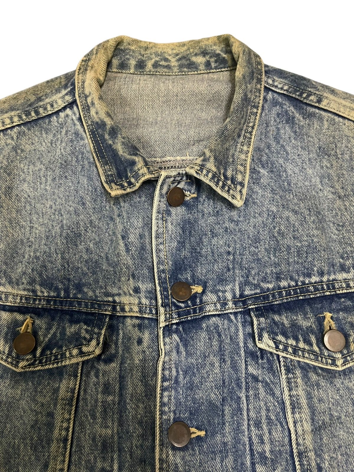 Japanese Brand Vintage Japanese Brand Acid Wash Style Denim Jacket Size US M / EU 48-50 / 2 - 6 Thumbnail