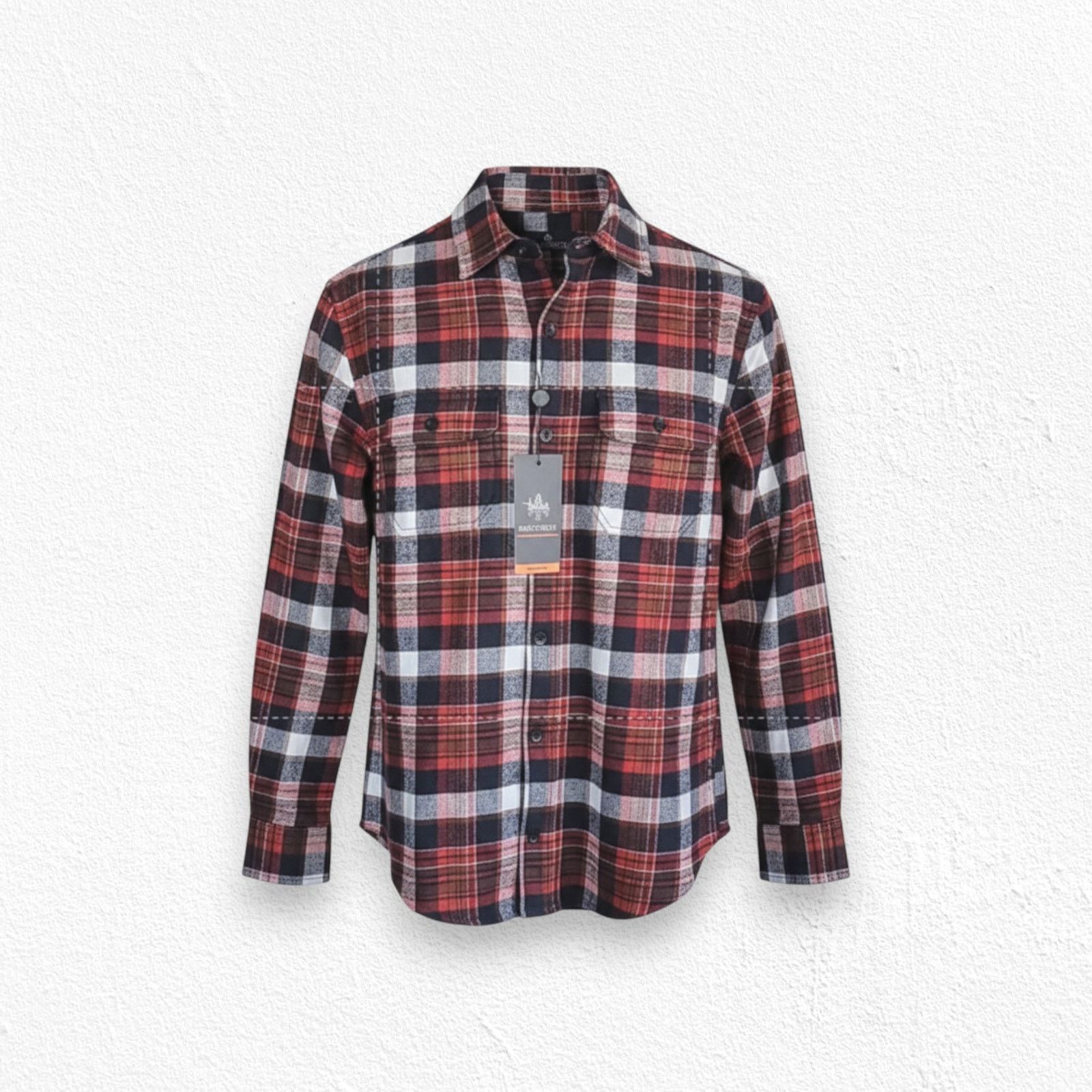 Rainforest Rainforest Red Navy Plaid Flannel Shirt Size Small Size US S / EU 44-46 / 1 - 1 Thumbnail
