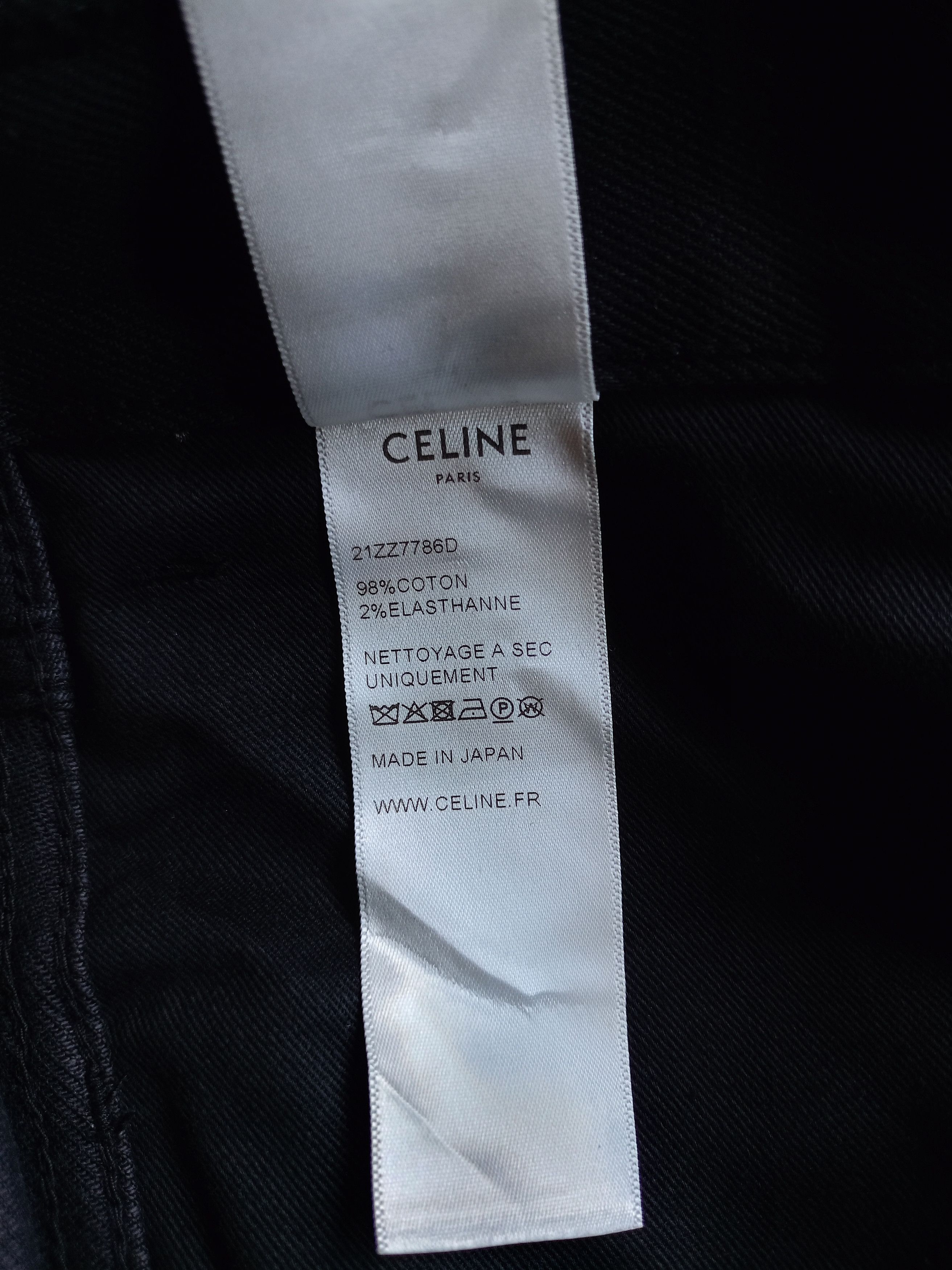 Celine Celine skinny Black Pants Size US 26 / EU 42 - 5 Thumbnail