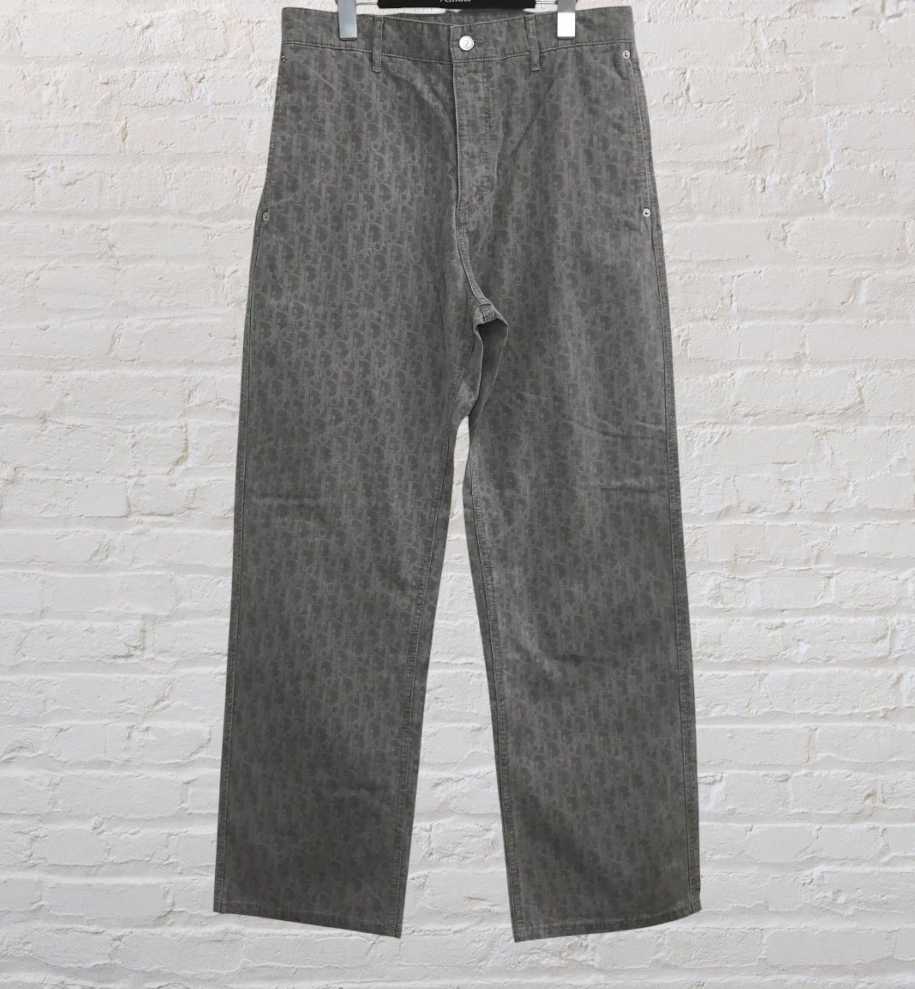 Dior Dior Oblique Monogram Cotton Jeans Pants Size US 32 / EU 48 - 1 Thumbnail
