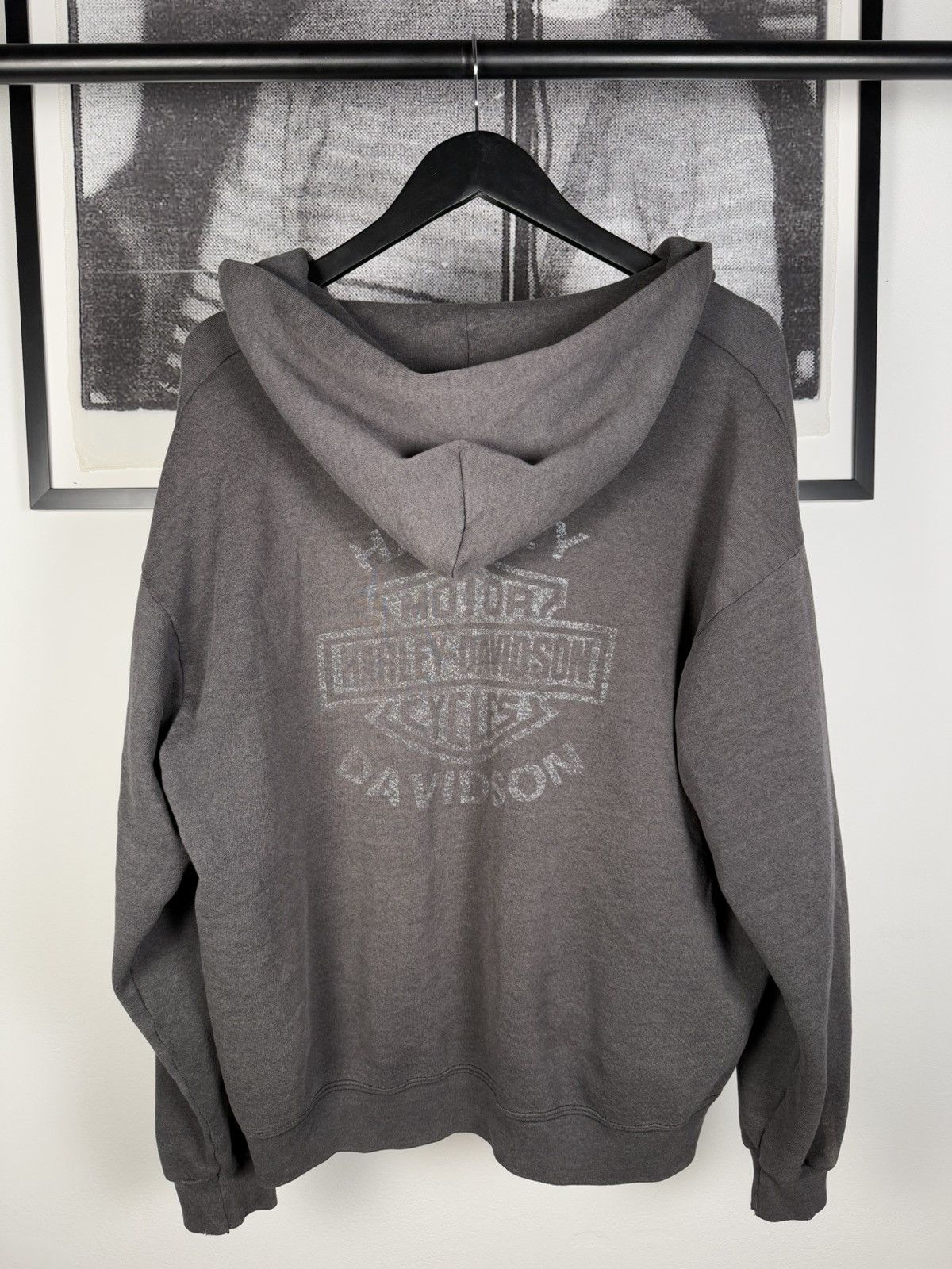 Harley Davidson × Vintage 🚭35+ YEAR OLD🚭 SUNFADED OVERSIZED HARLEY DAVIDSON LOGO ZIPUP Size US XL / EU 56 / 4 - 2 Thumbnail