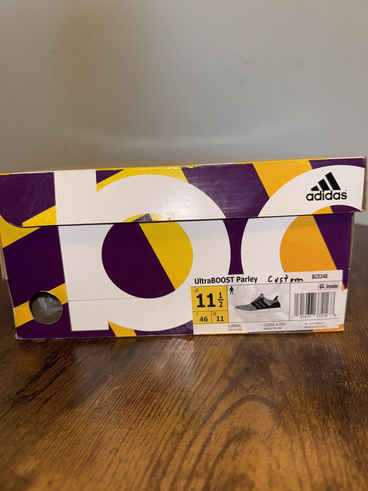 Adidas CUSTOM ULTRABOOST 4.0 “Parley” “Inky Krackens” Size US 11.5 / EU 44-45 - 6 Thumbnail