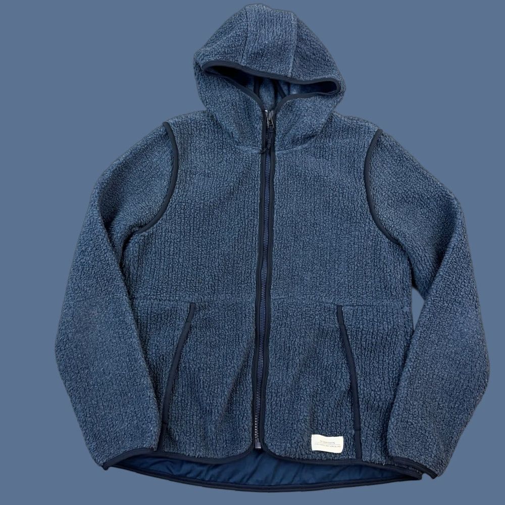 Vintage REI Co-Op Jacket Womens Large Blue Aureum Sherpa Full Zip Hoodie Outdoor Hiking Shirt Size L / US 10 / IT 46 - 1 Thumbnail