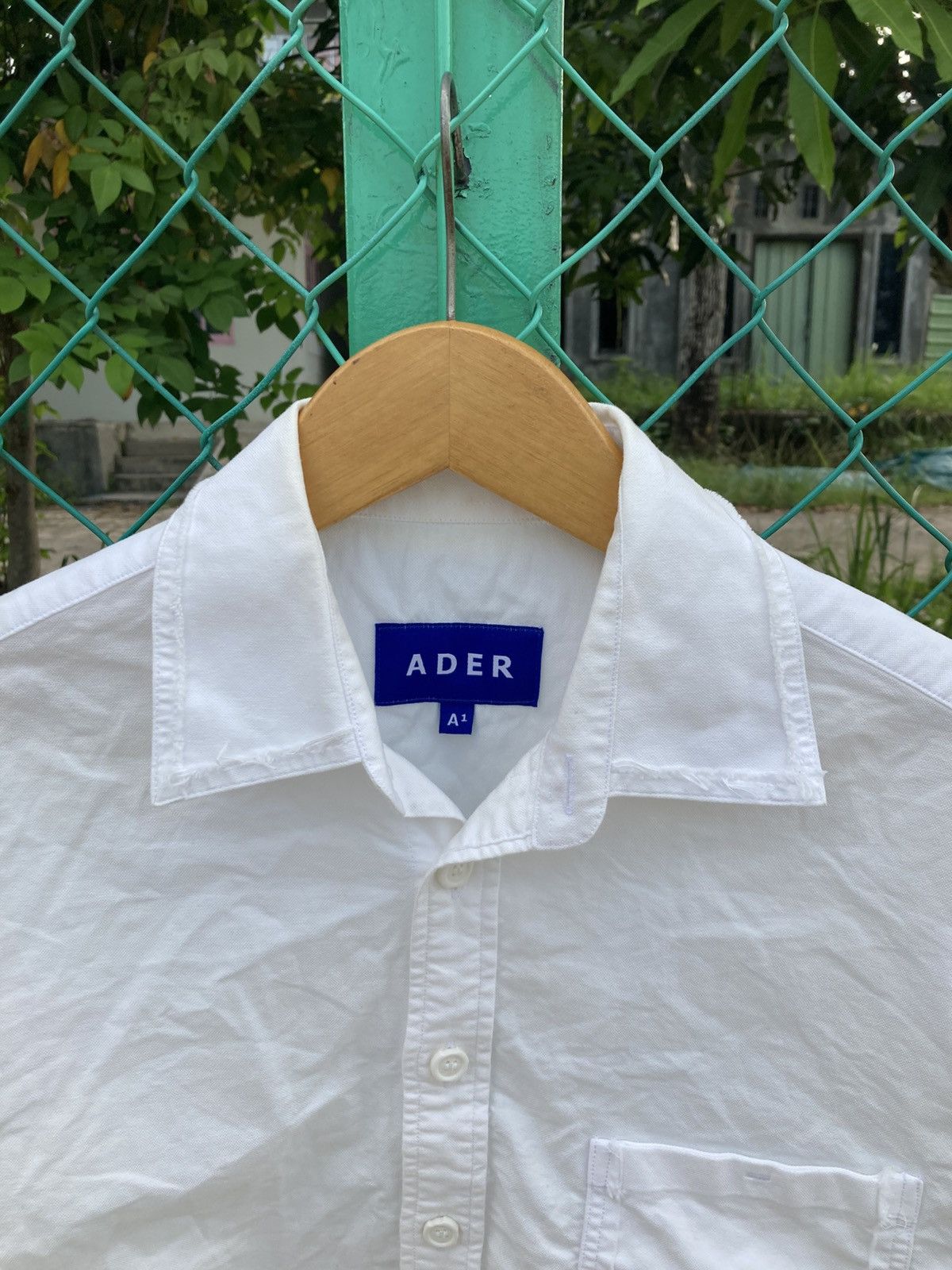 Ader Error Ader Error FW21 Cropped Cotton Shirt Size US XL / EU 56 / 4 - 5 Thumbnail