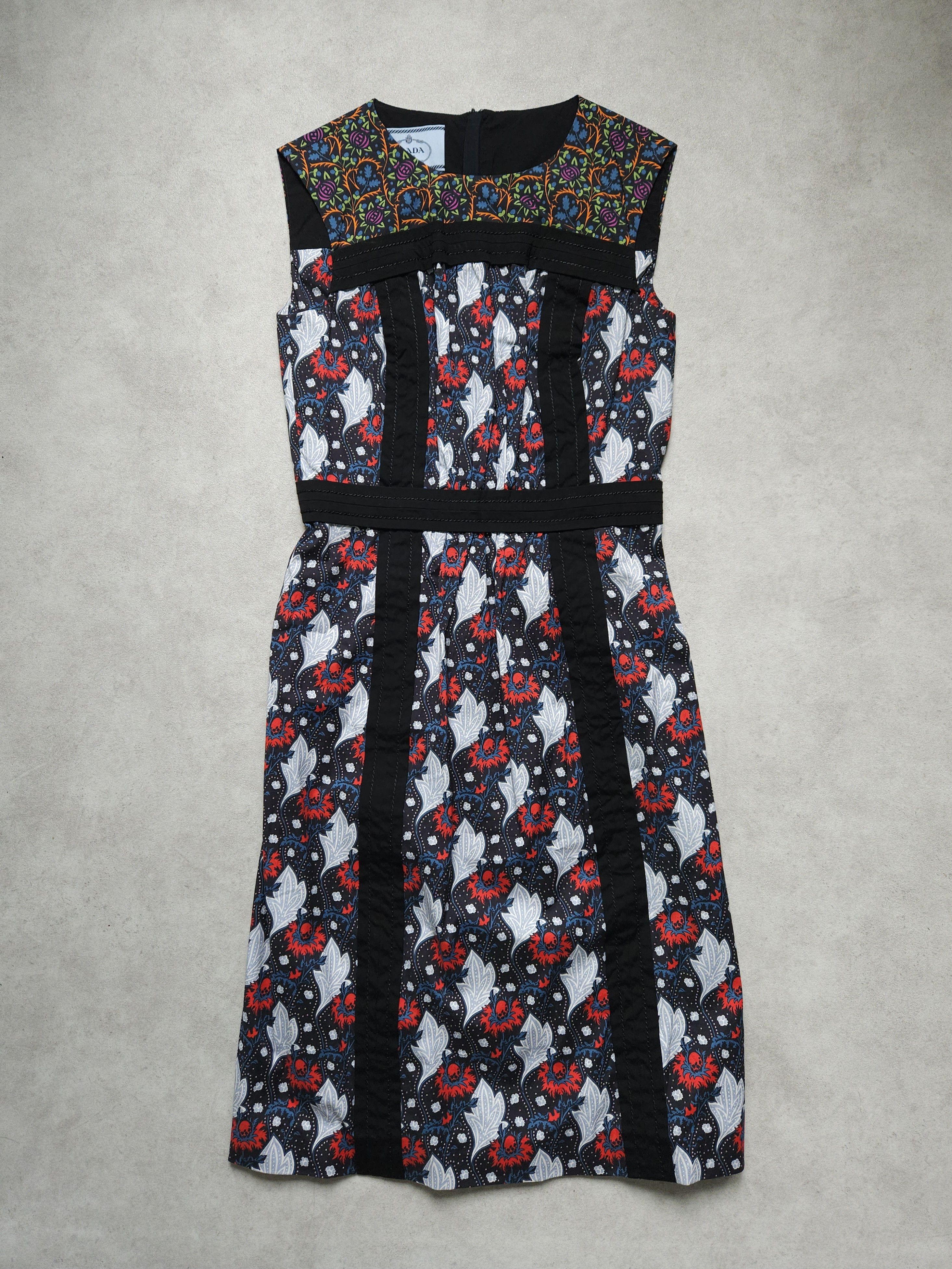 SS2015 Holliday & Brown prada floral sleeveless midi dress