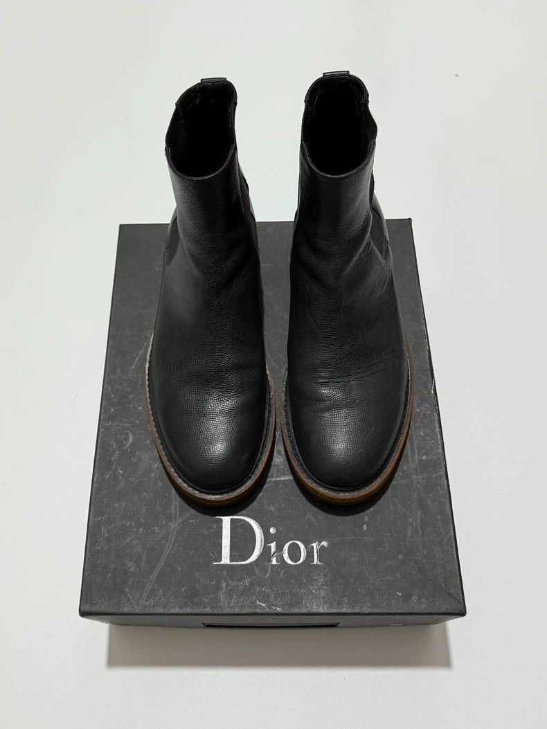 Dior Dior Black Leather Chelsea Boots-2506 Size US 8.5 / EU 41-42 - 5 Thumbnail