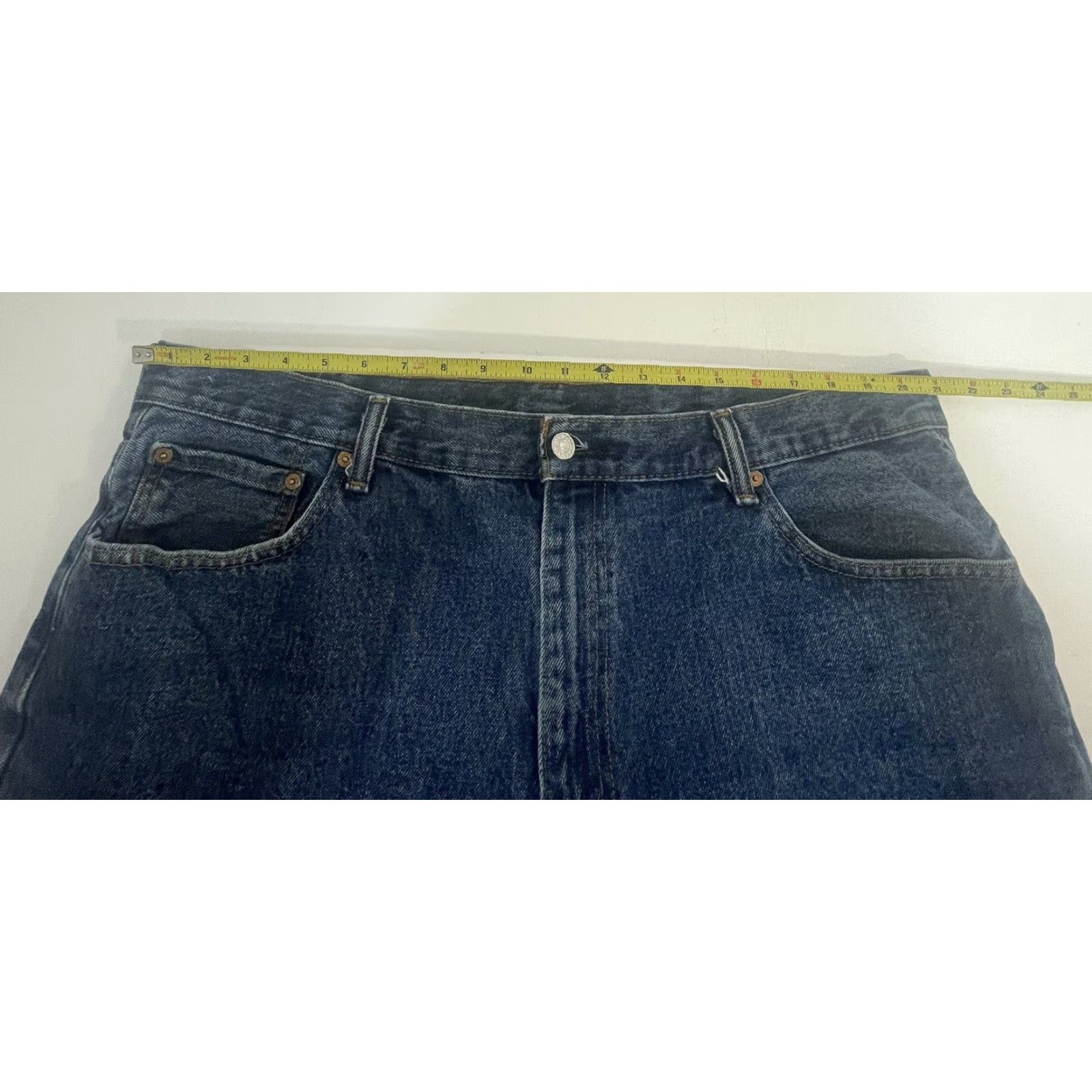 Levi's Levi's 550 Jeans Men Blue 42x29 42x30 Medium Wash 100 Cotton Bootcut Relaxed Denim Jeans Size US 42 / EU 58 - 3 Thumbnail