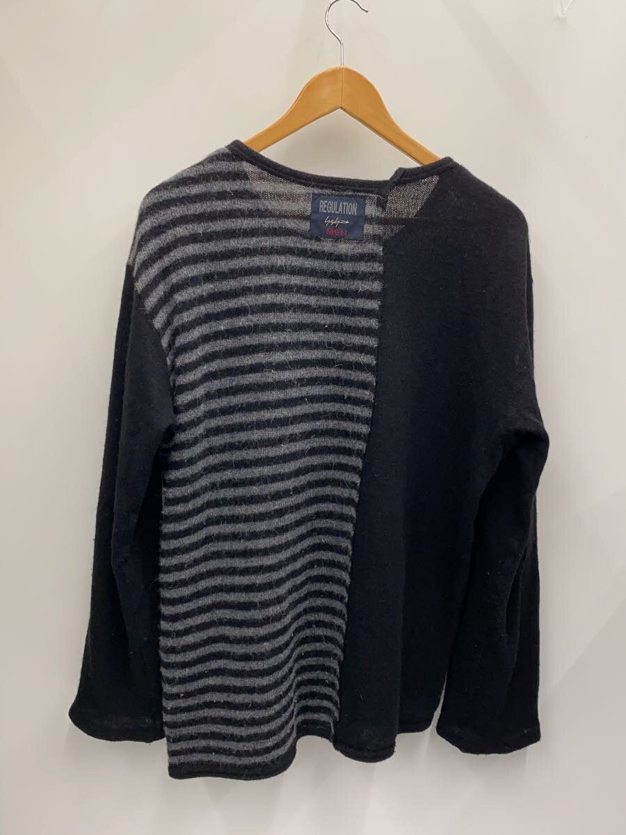 Yohji Yamamoto Pour Homme Asymmetrical Reconstructed Mohair Knit Sweater Size US L / EU 52-54 / 3 - 2 Thumbnail