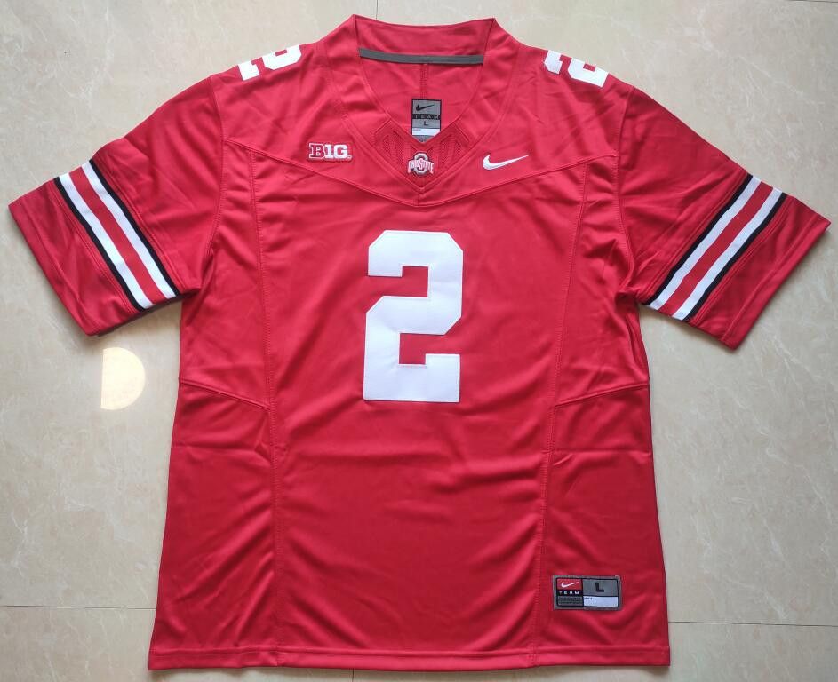 Other Men's Ohio State Buckeyes #2 Caleb Downs Jersey Red Size US S / EU 44-46 / 1 - 1 Thumbnail