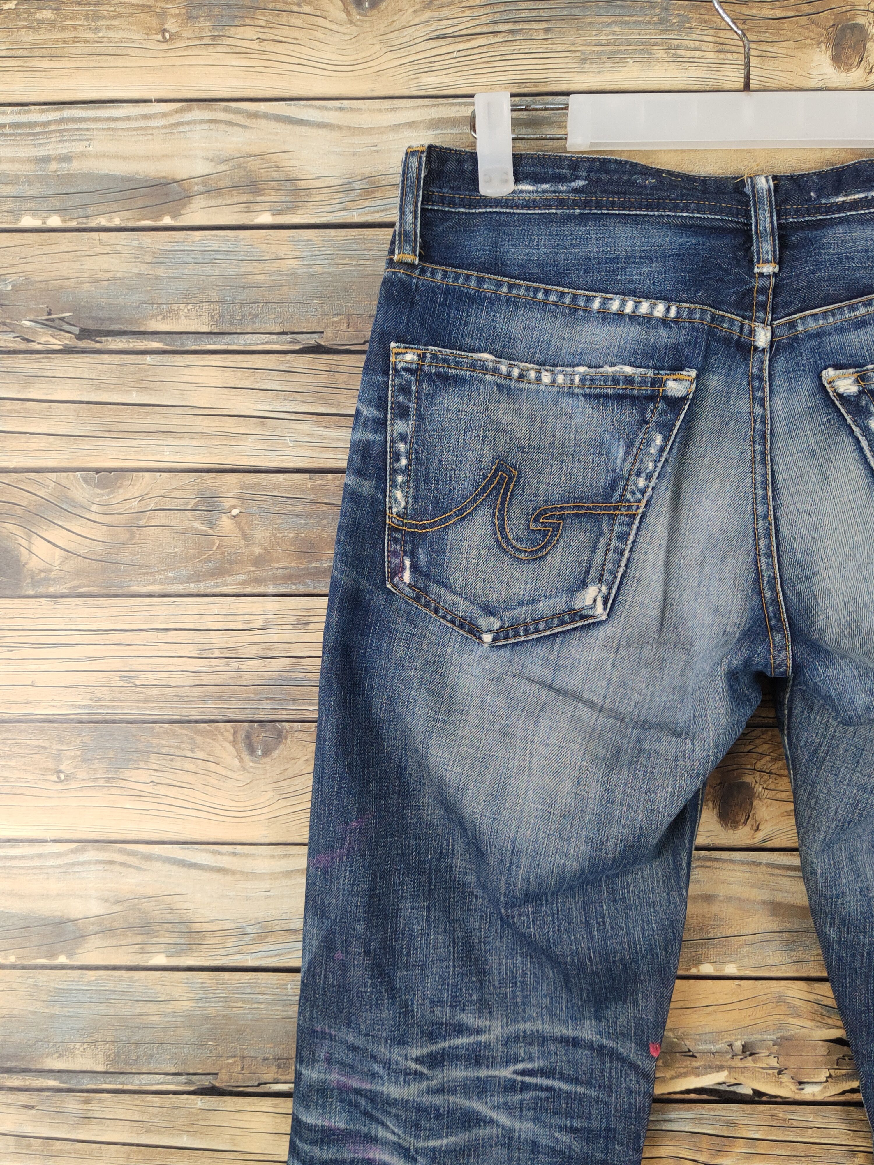 AG Adriano Goldschmied AG Adriano Goldschmied Distressed Ripped denim Jeans #W1591 Size US 29 - 9 Thumbnail