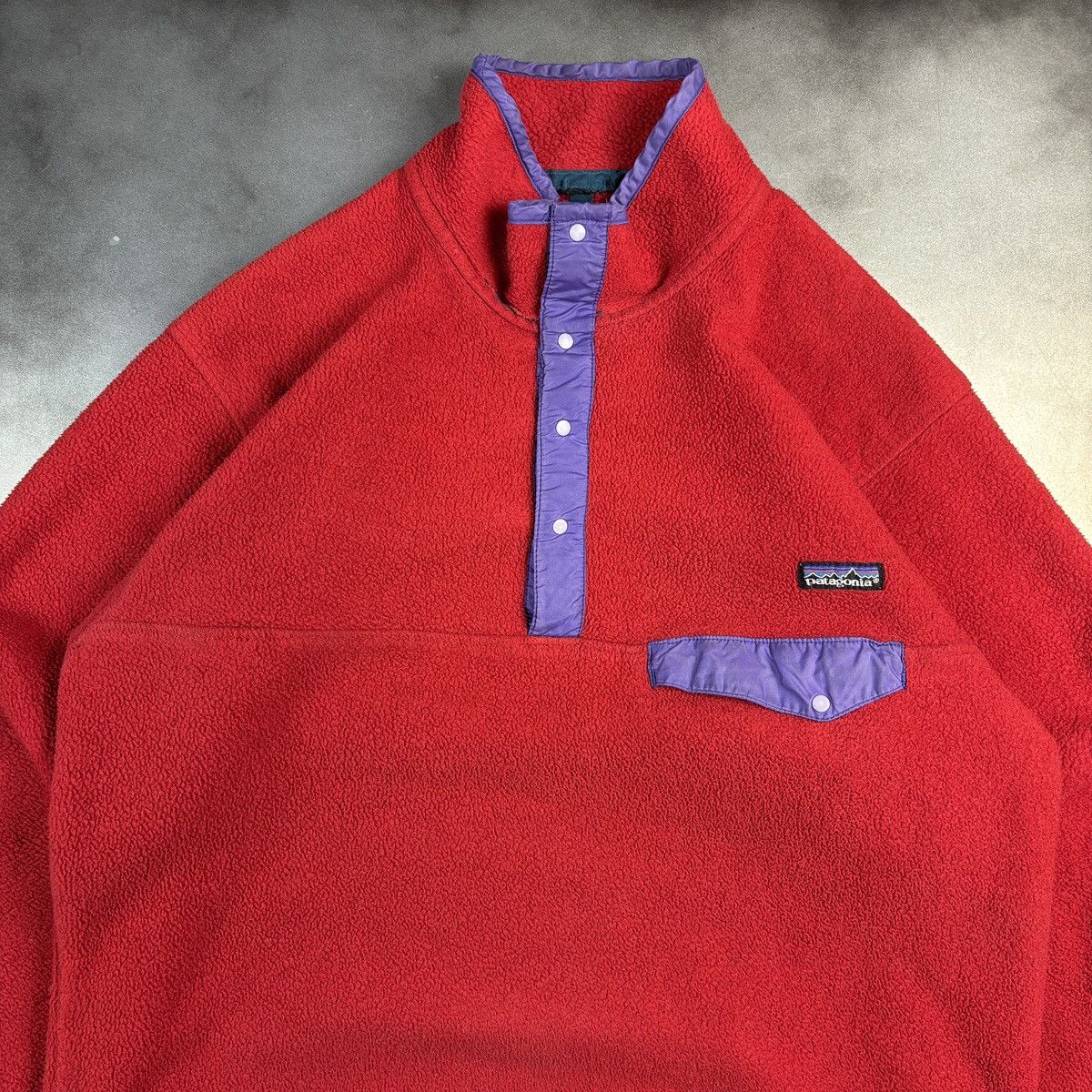 Patagonia × Vintage Vintage Patagonia Synchilla Fleece Pullover 1990s Quarter Size US M / EU 48-50 / 2 - 2 Thumbnail